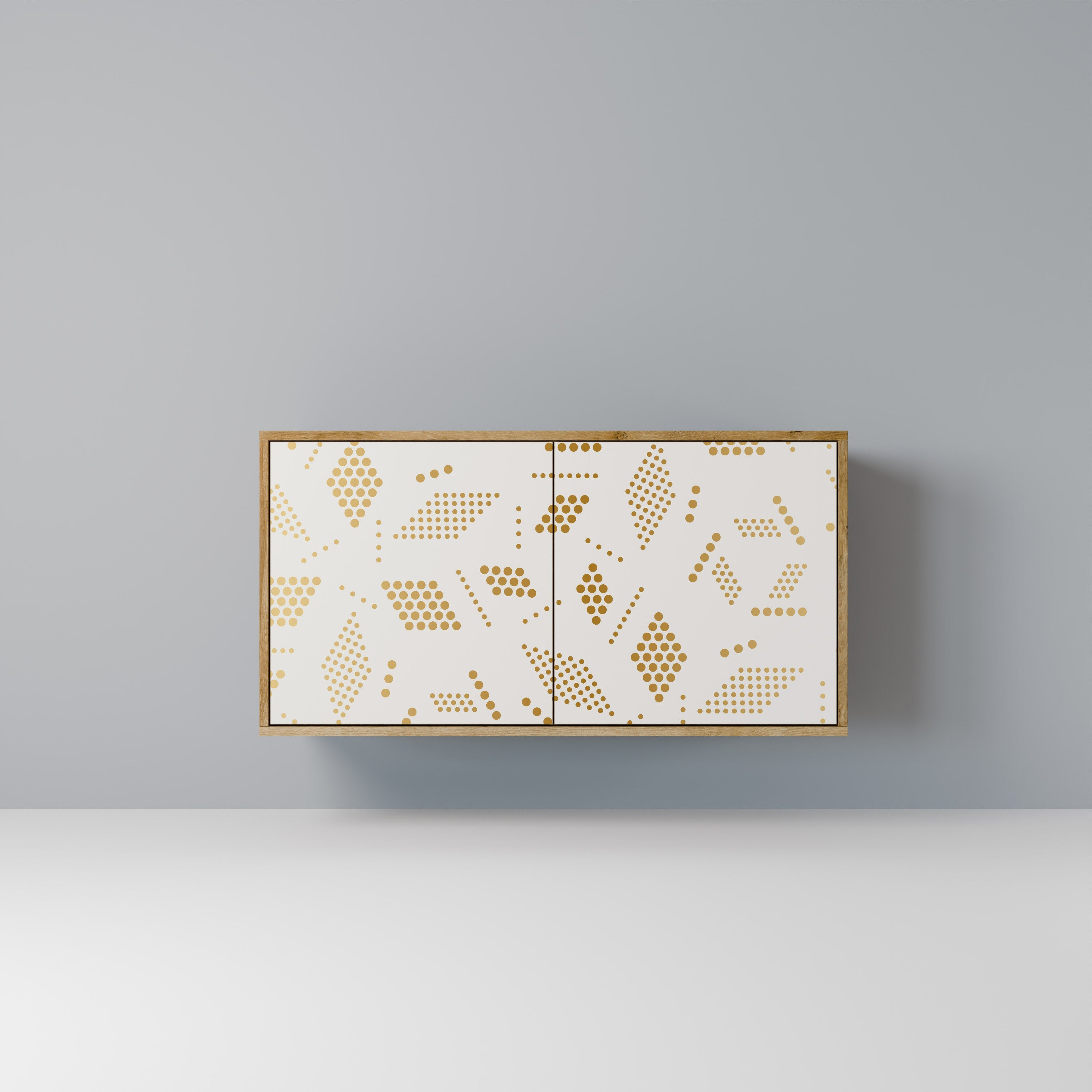 SPOTTED DAZE 2-Door Sideboard in Oak Effect