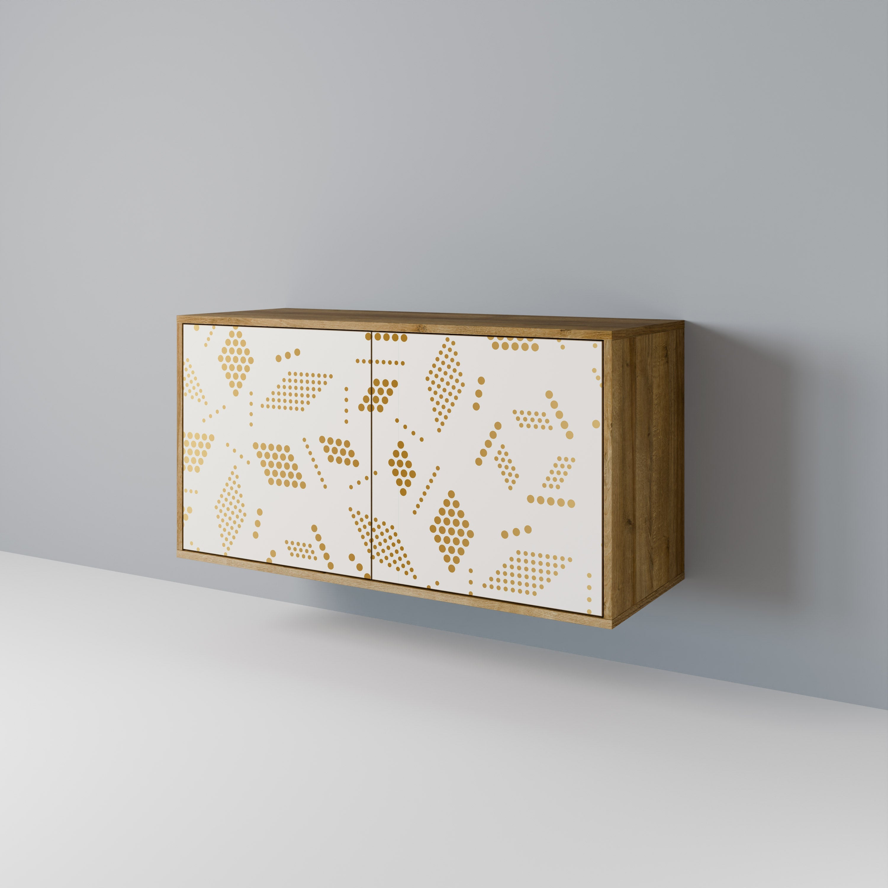 SPOTTED DAZE 2-Door Sideboard in Oak Effect