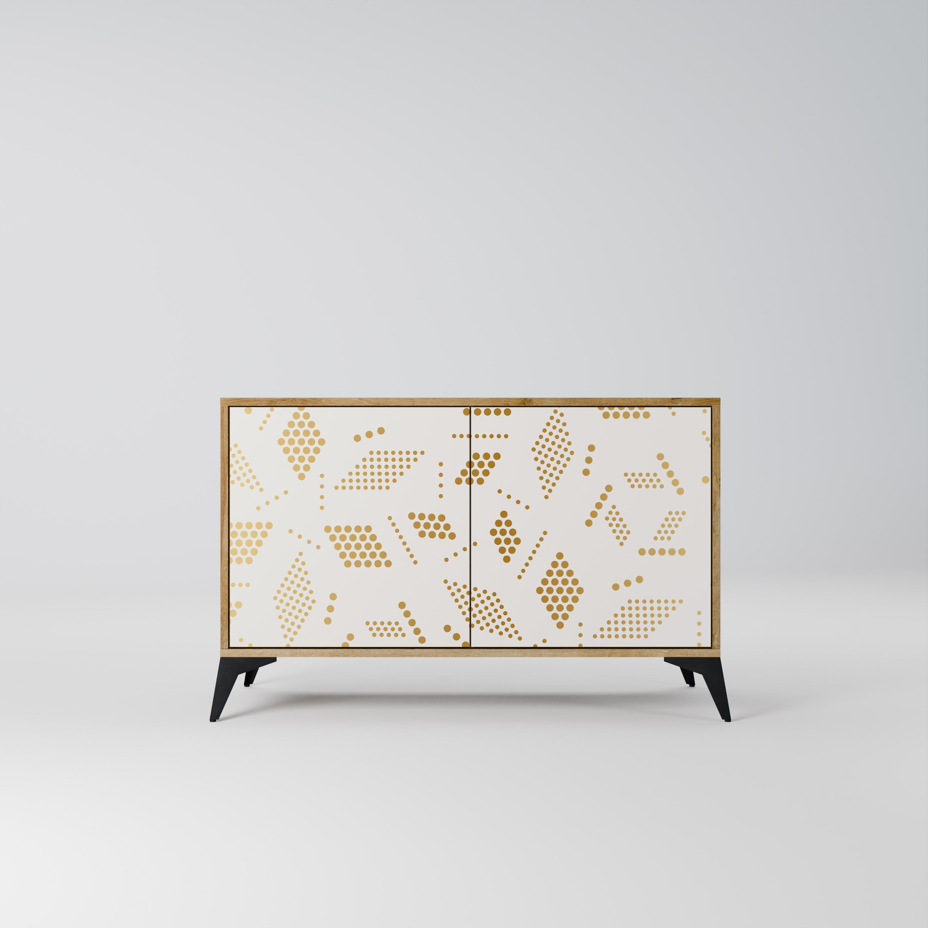 SPOTTED DAZE 2-Door Sideboard in Oak Effect