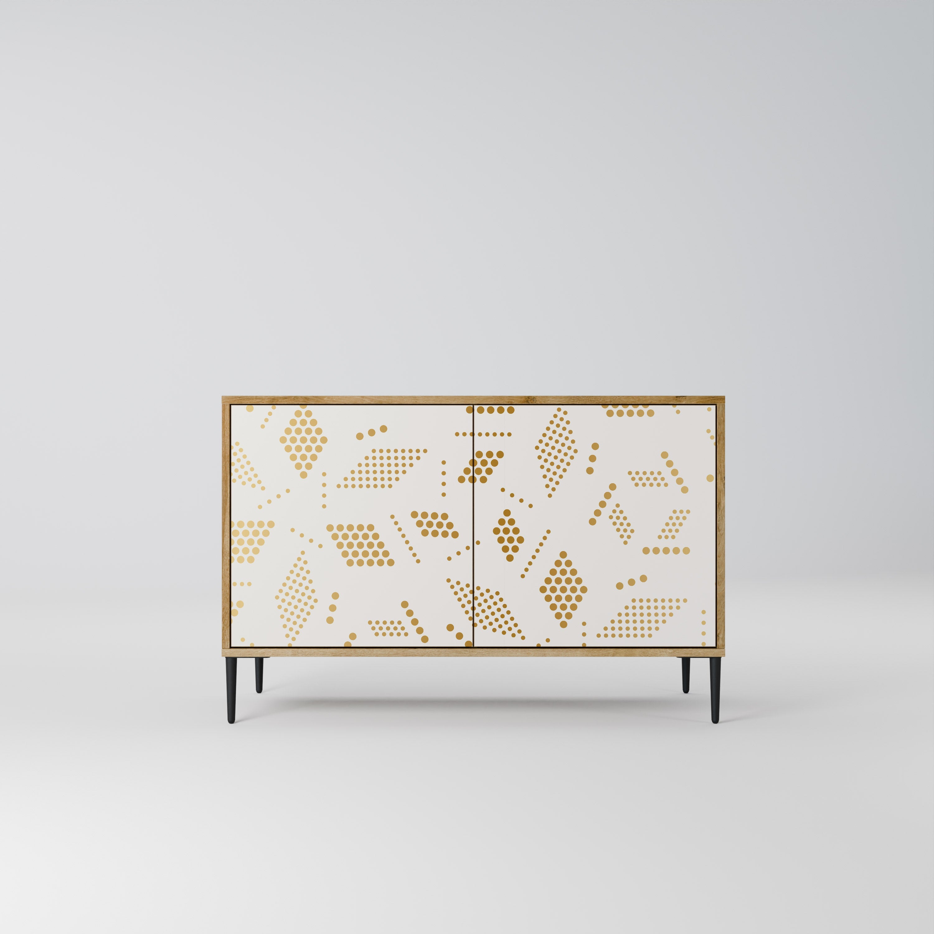 SPOTTED DAZE 2-Door Sideboard in Oak Effect