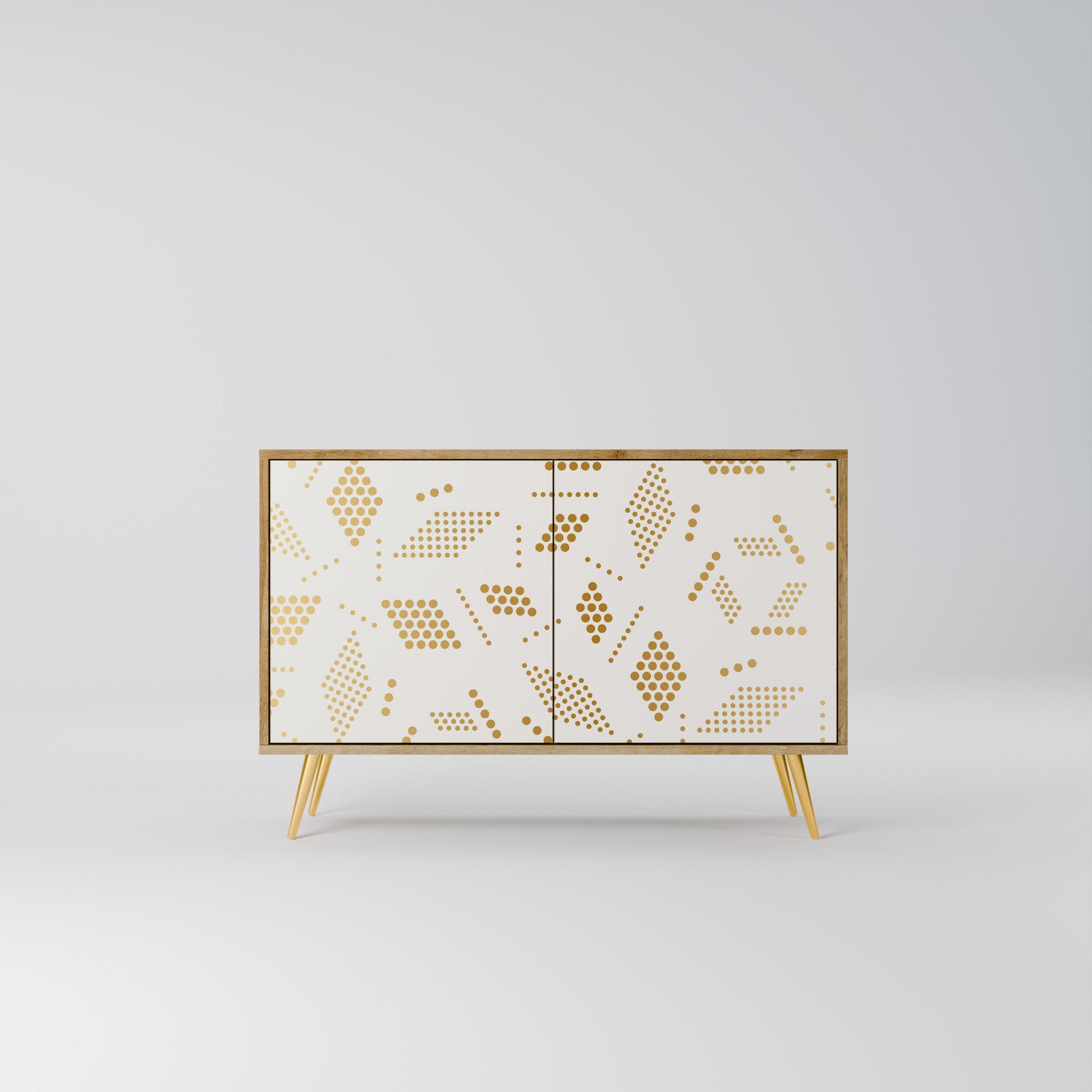 SPOTTED DAZE 2-Door Sideboard in Oak Effect