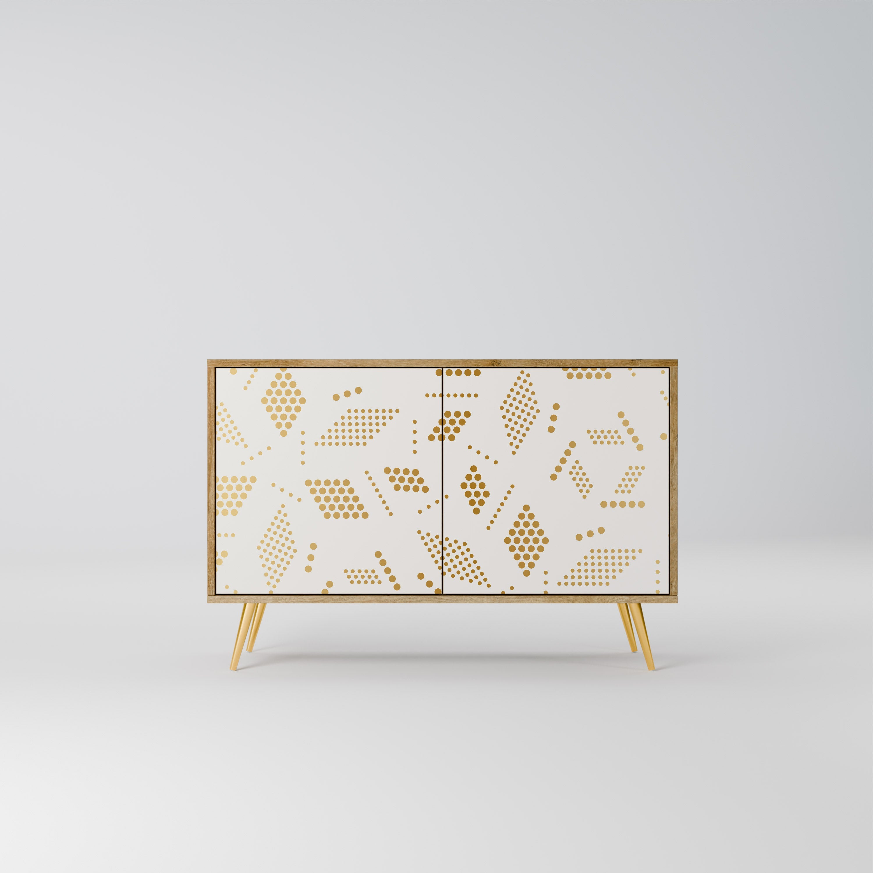 SPOTTED DAZE 2-Door Sideboard in Oak Effect