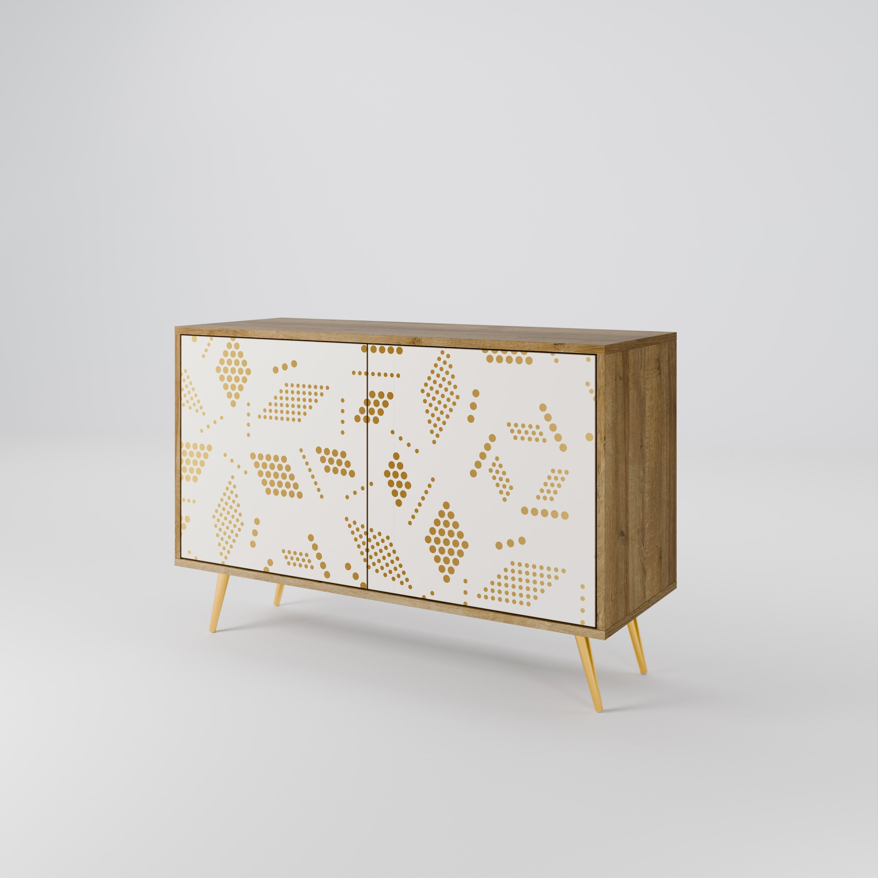 SPOTTED DAZE 2-Door Sideboard in Oak Effect