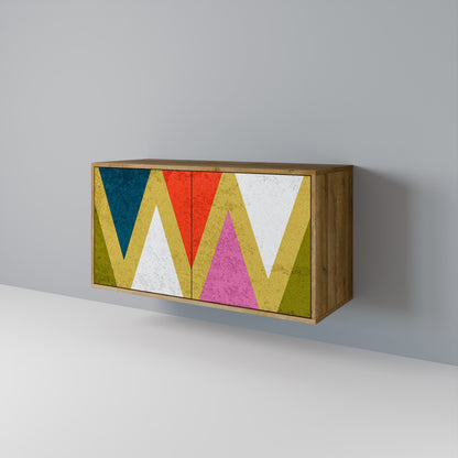 COLORFUL TRIANGLES 2-Door Sideboard