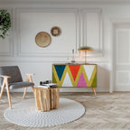 COLORFUL TRIANGLES 2-Door Sideboard