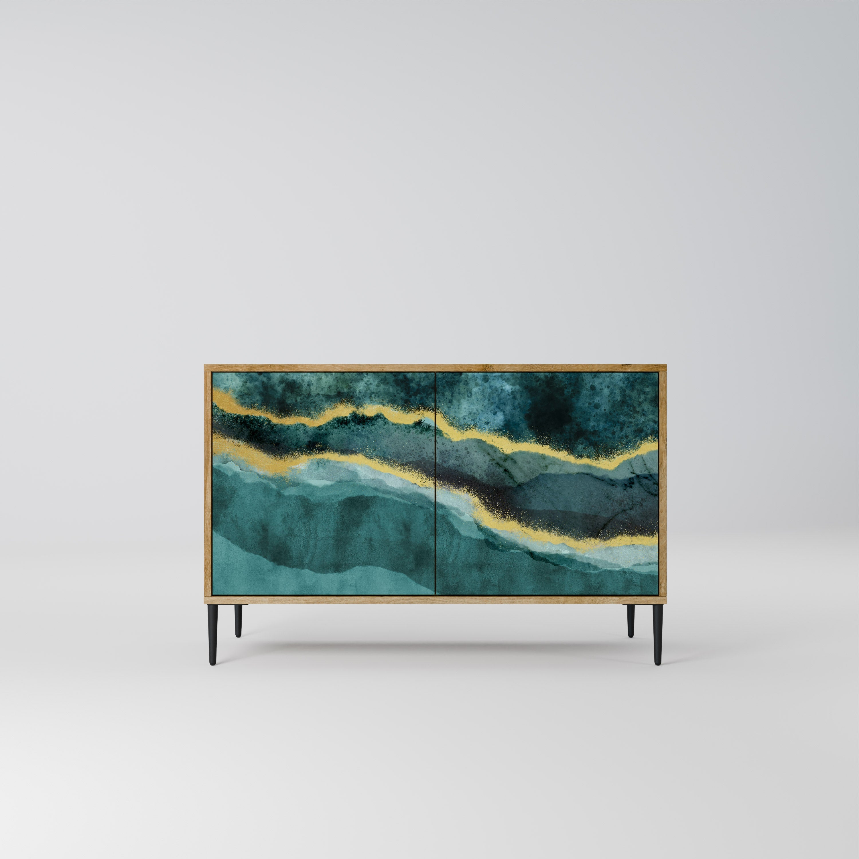 GOLDRUSH ODYSSEY 2-Door Sideboard in Oak Effect