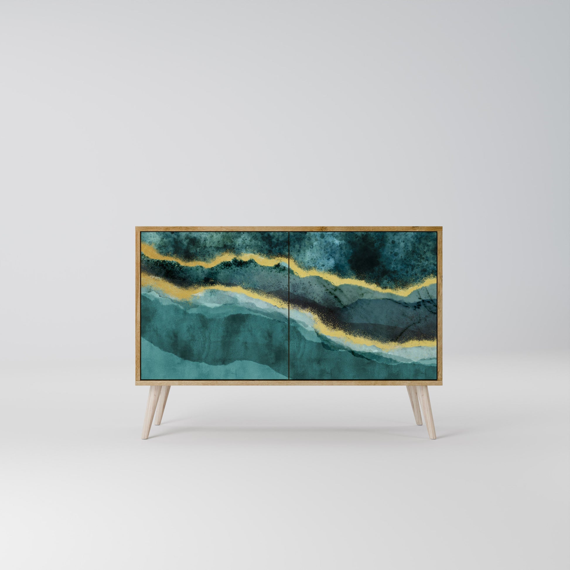 GOLDRUSH ODYSSEY 2-Door Sideboard in Oak Effect