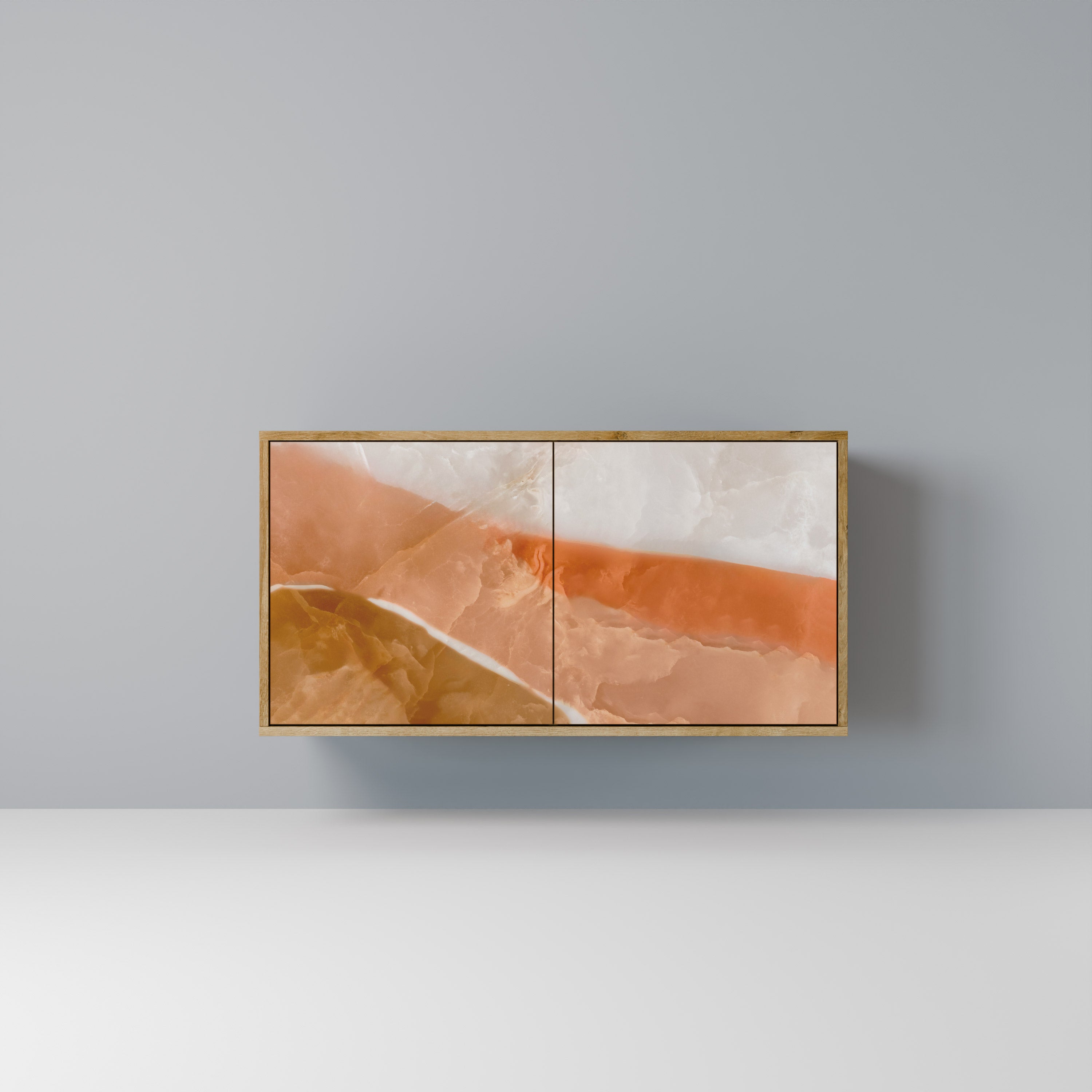 SANDHILLS SPLENDOUR 2-Door Sideboard in Oak Effect