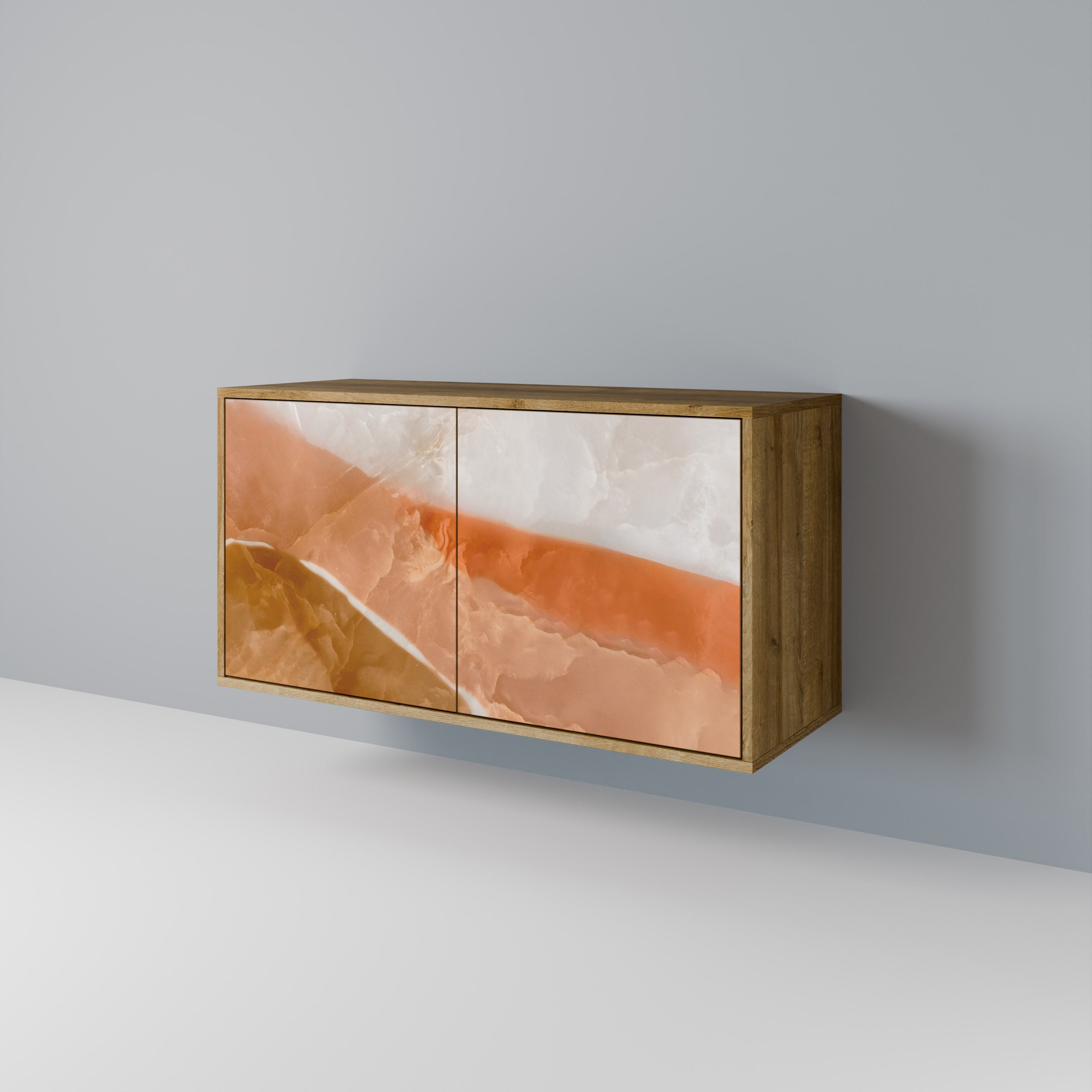 SANDHILLS SPLENDOUR 2-Door Sideboard in Oak Effect