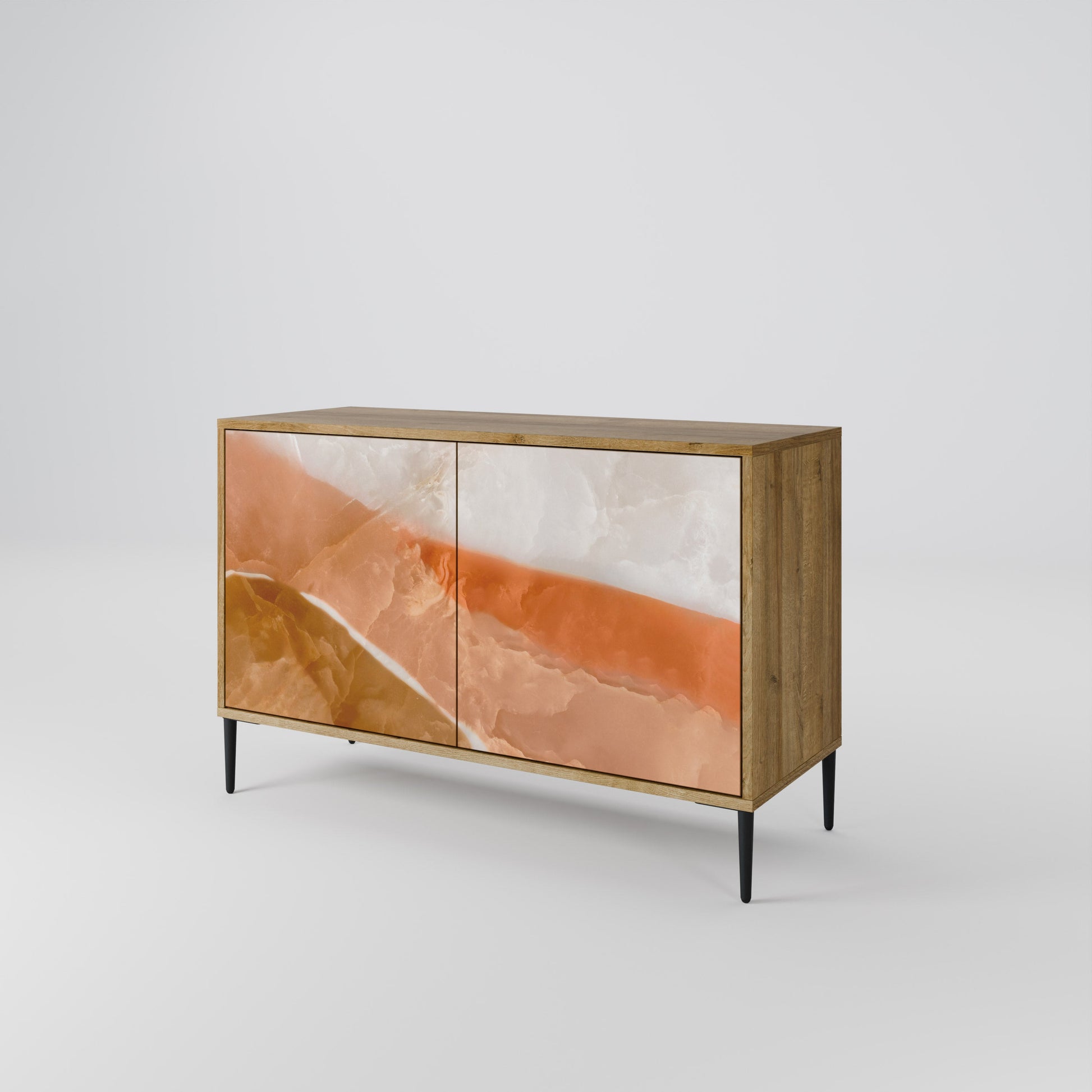 SANDHILLS SPLENDOUR 2-Door Sideboard in Oak Effect