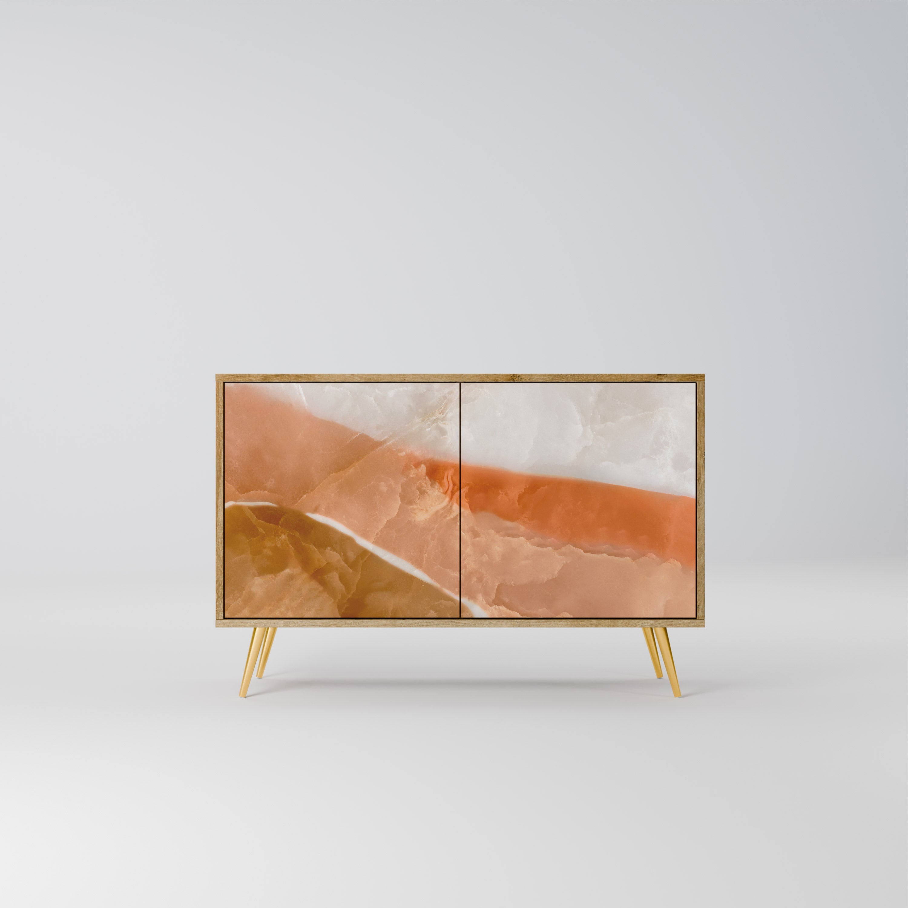 SANDHILLS SPLENDOUR 2-Door Sideboard in Oak Effect