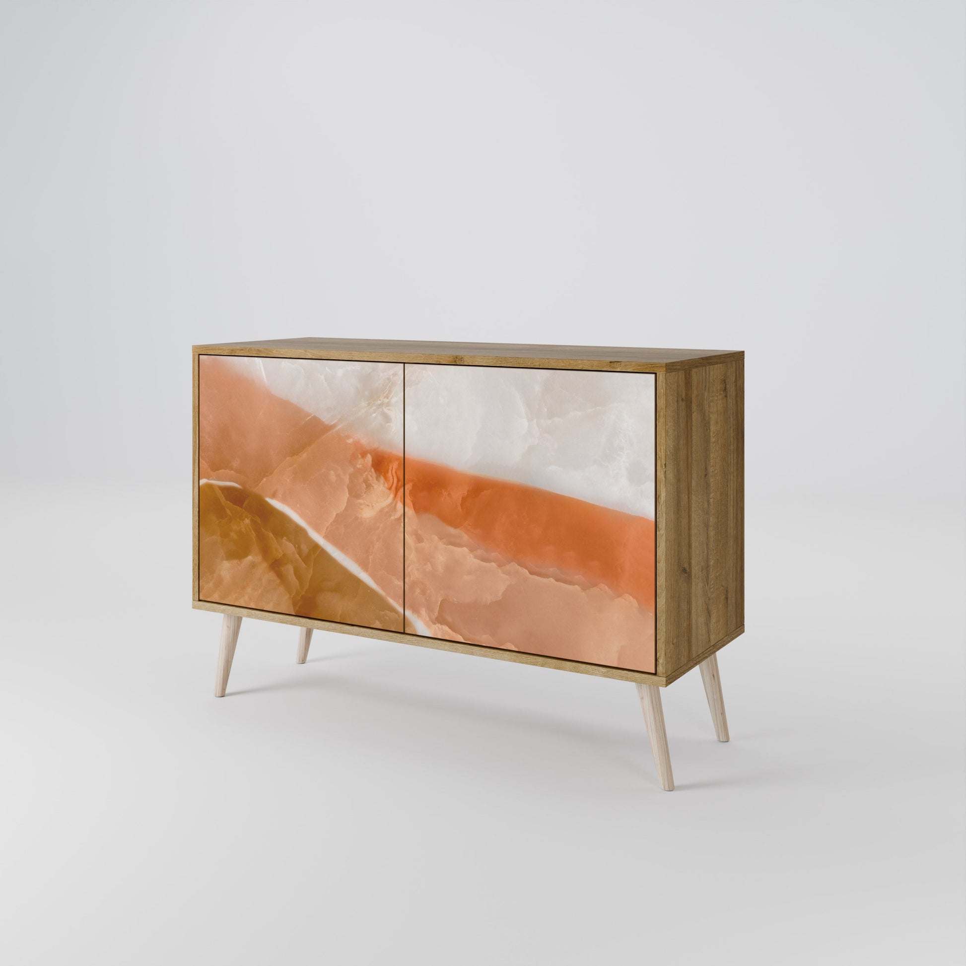 SANDHILLS SPLENDOUR 2-Door Sideboard in Oak Effect