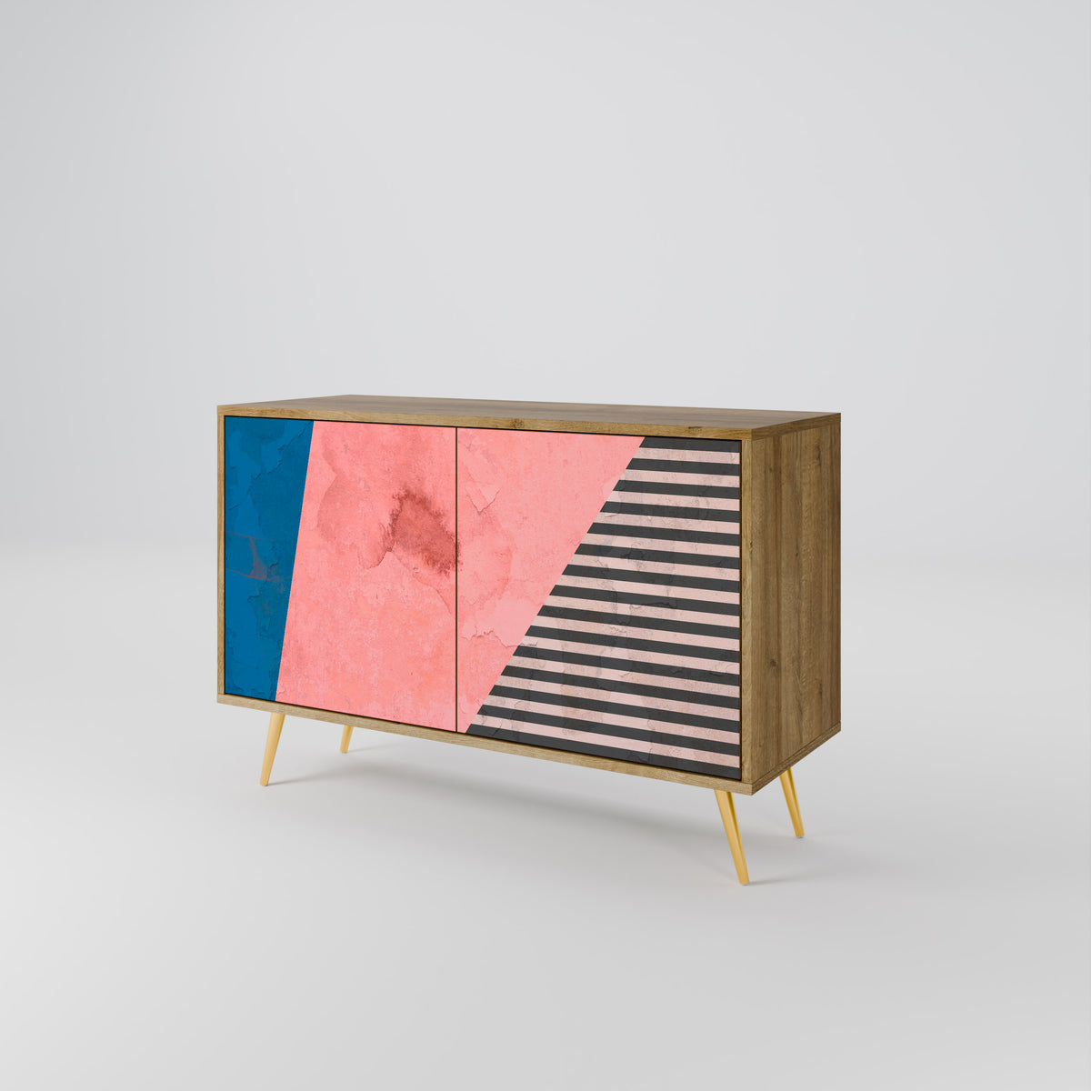 GLAMOROUS STRIPE 2-Door Sideboard