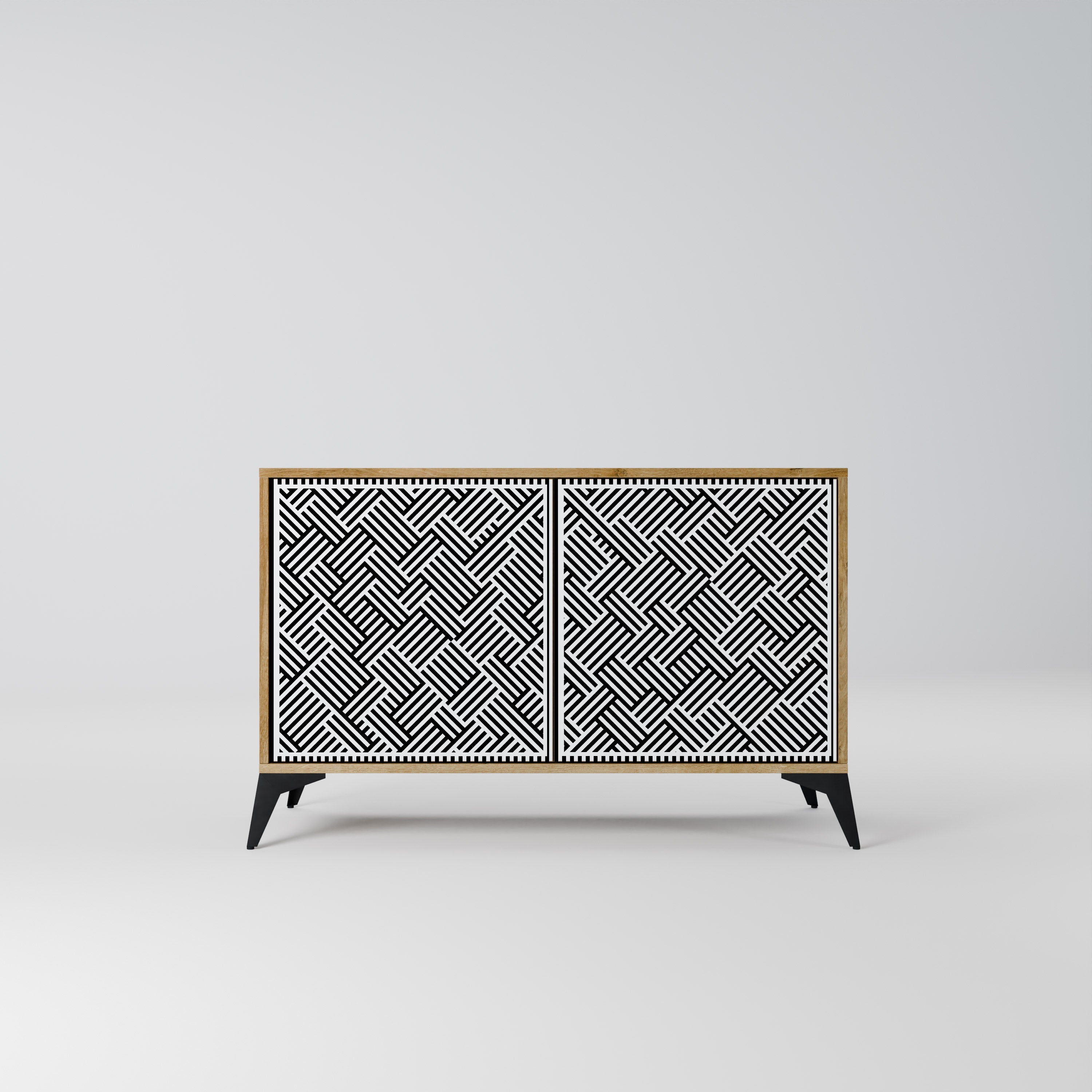 TEMPORARY SEQUENCE 2-Door Sideboard in Oak Effect