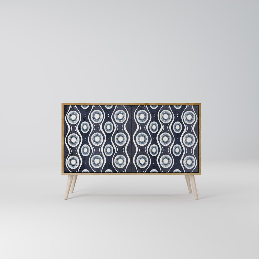 GRAPHITE EYES 2-Door Sideboard in Oak Effect