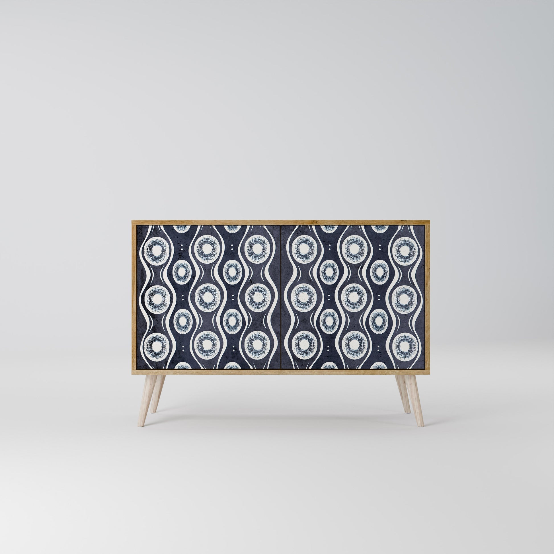 GRAPHITE EYES 2-Door Sideboard in Oak Effect