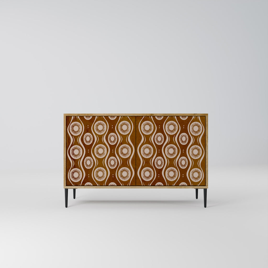 BROWN EYES 2-Door Sideboard in Oak Effect