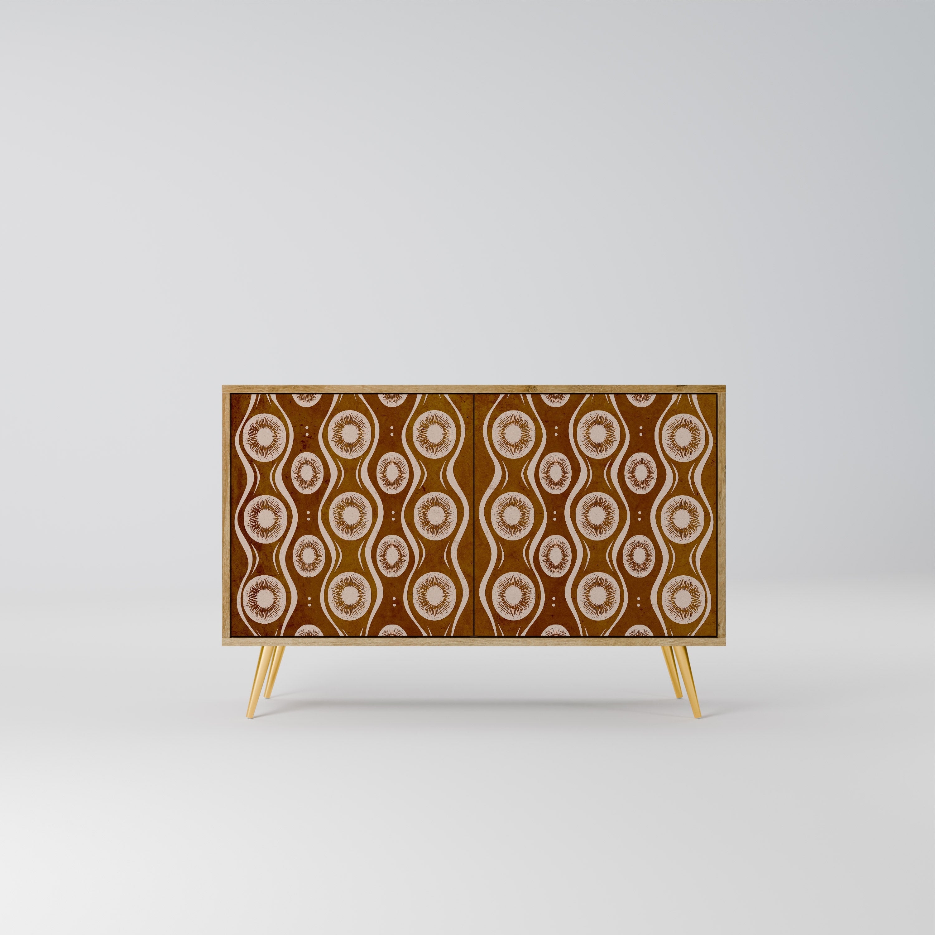 BROWN EYES 2-Door Sideboard in Oak Effect