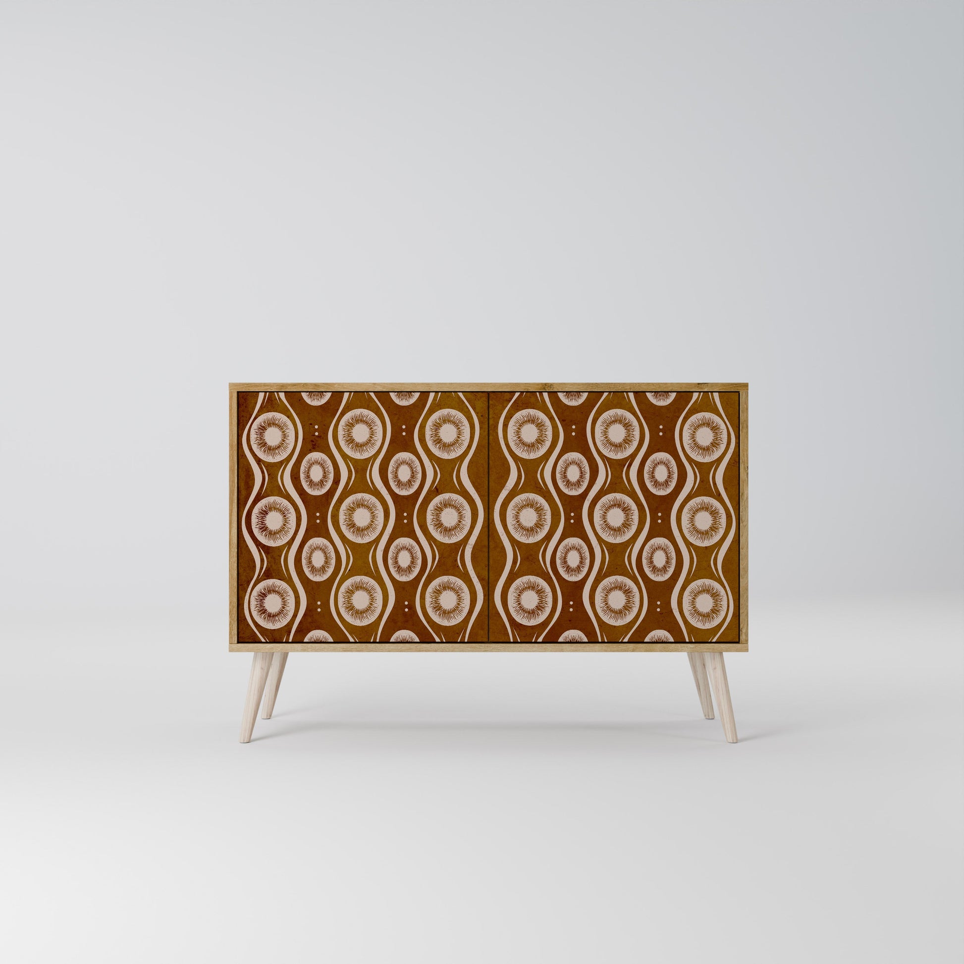 BROWN EYES 2-Door Sideboard in Oak Effect