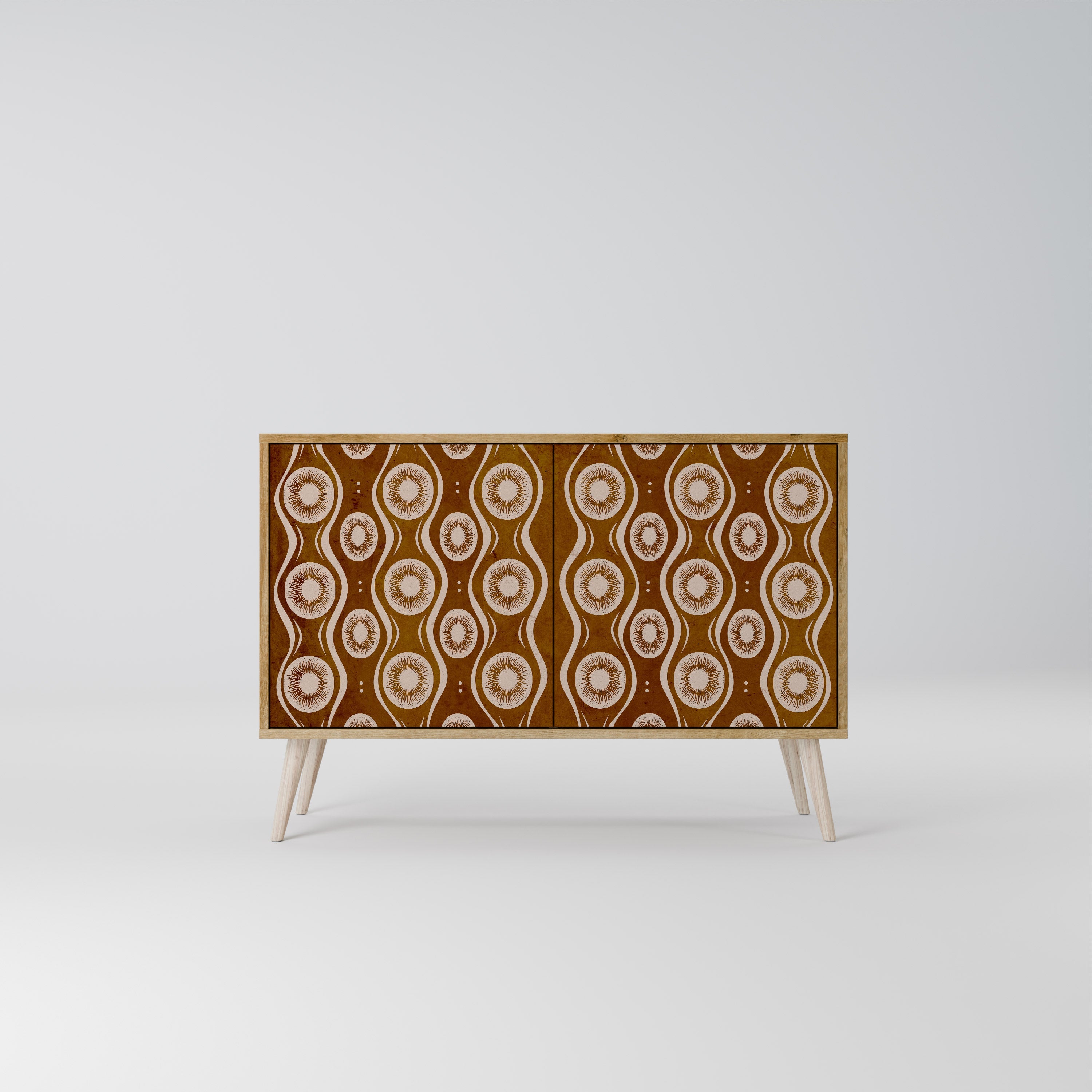 BROWN EYES 2-Door Sideboard in Oak Effect