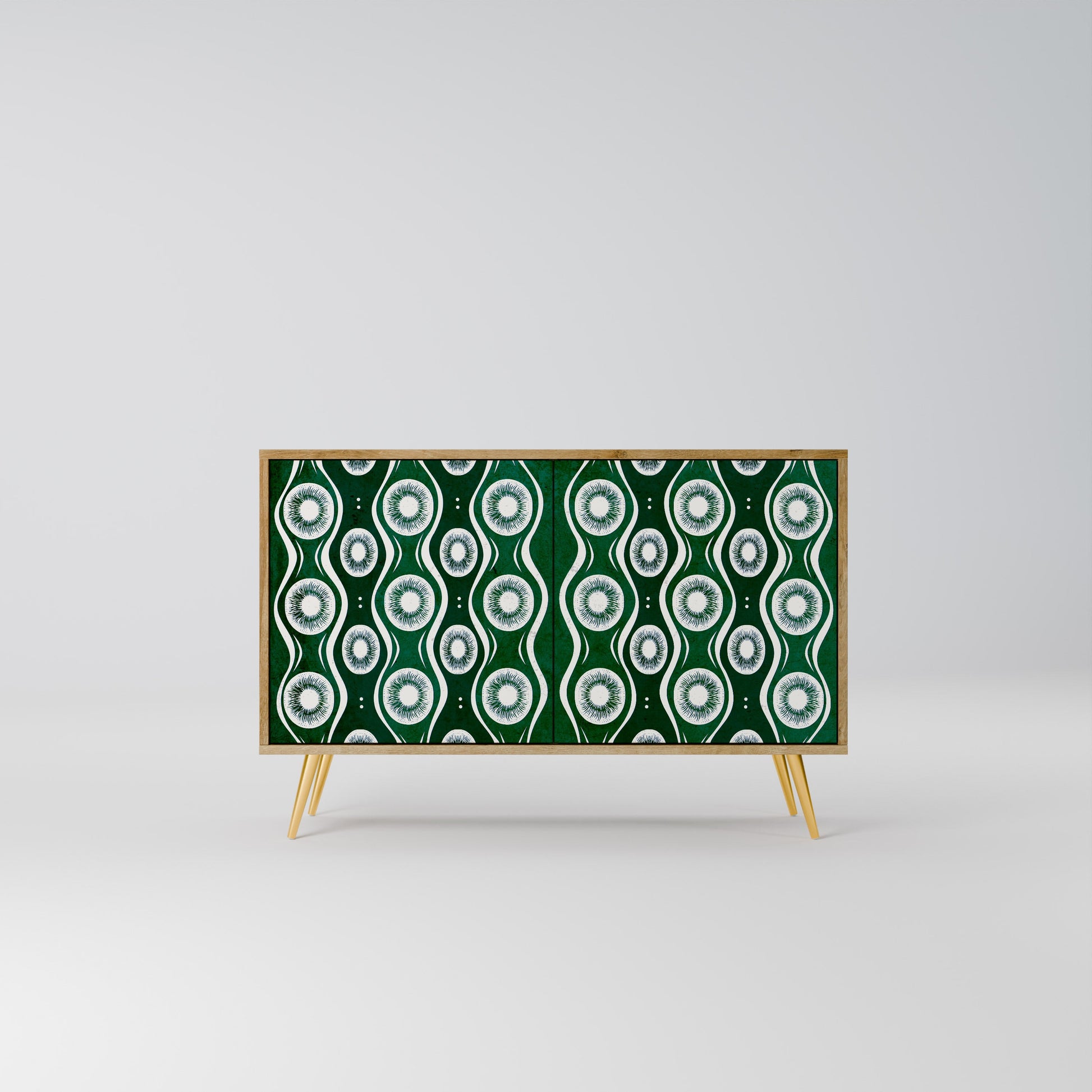 GREEN EYES 2-Door Sideboard in Oak Effect