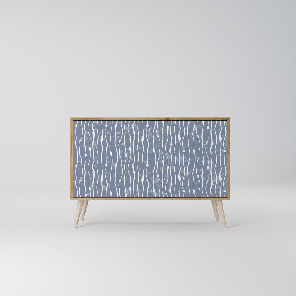 GRAPHITE RAIN 2-Door Sideboard in Oak Effect