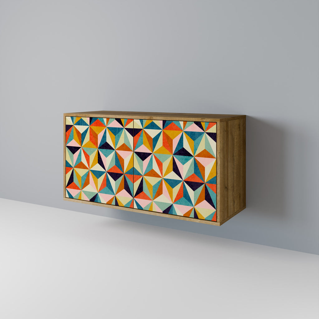 TESSELATE TREASURES 2-Door Sideboard in Oak Effect