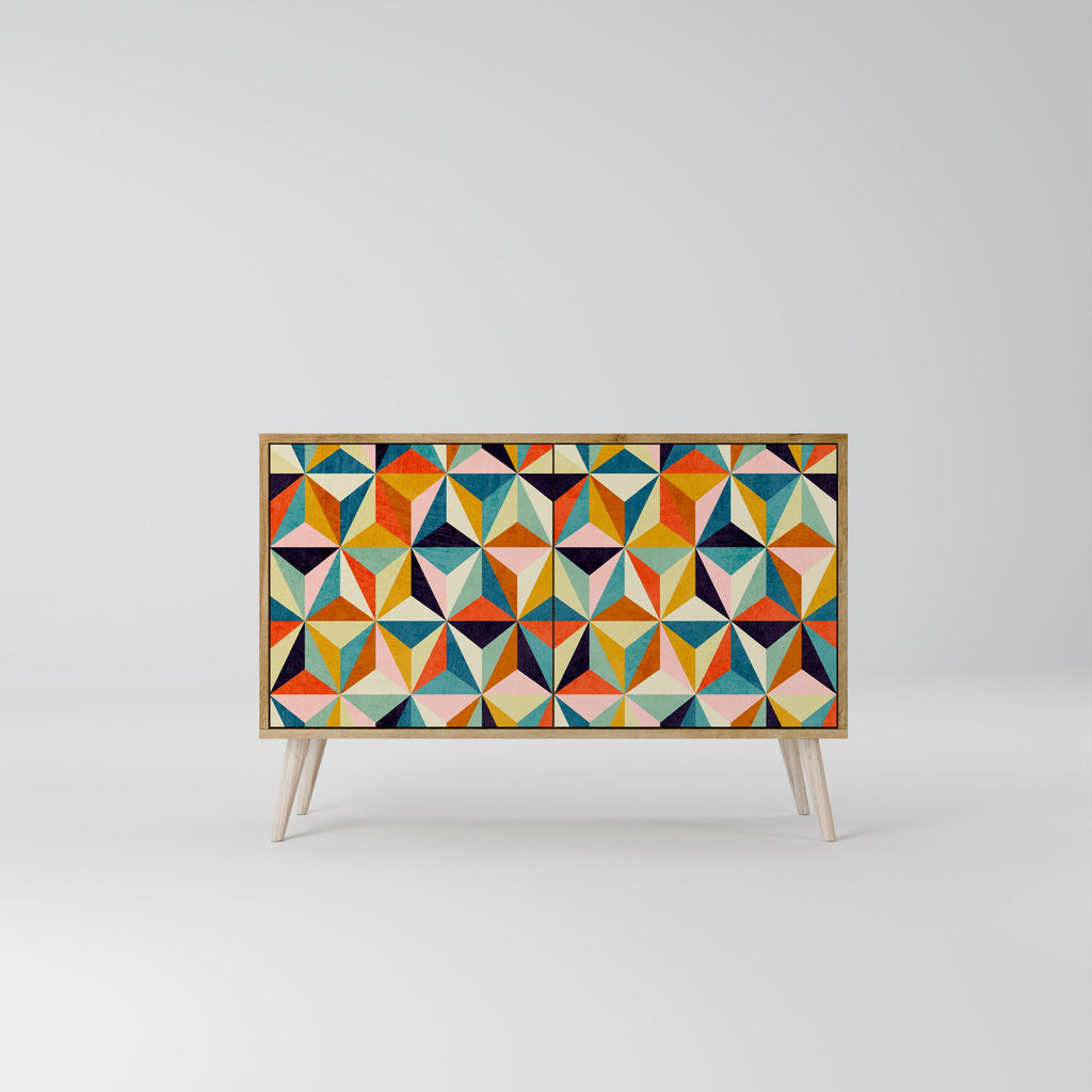 TESSELATE TREASURES 2-Door Sideboard in Oak Effect