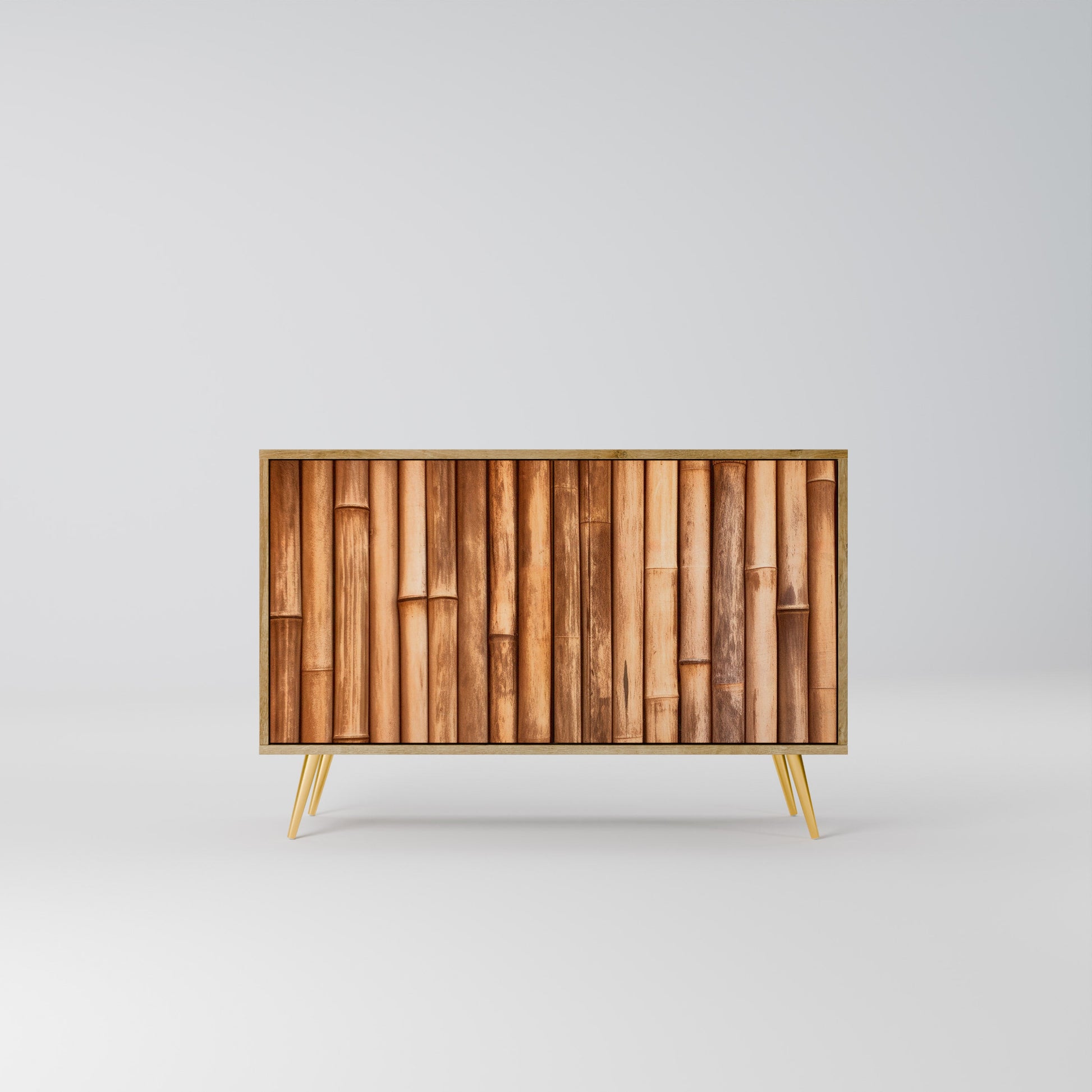 NATURAL WOOD 2-Door Sideboard in Oak Effect