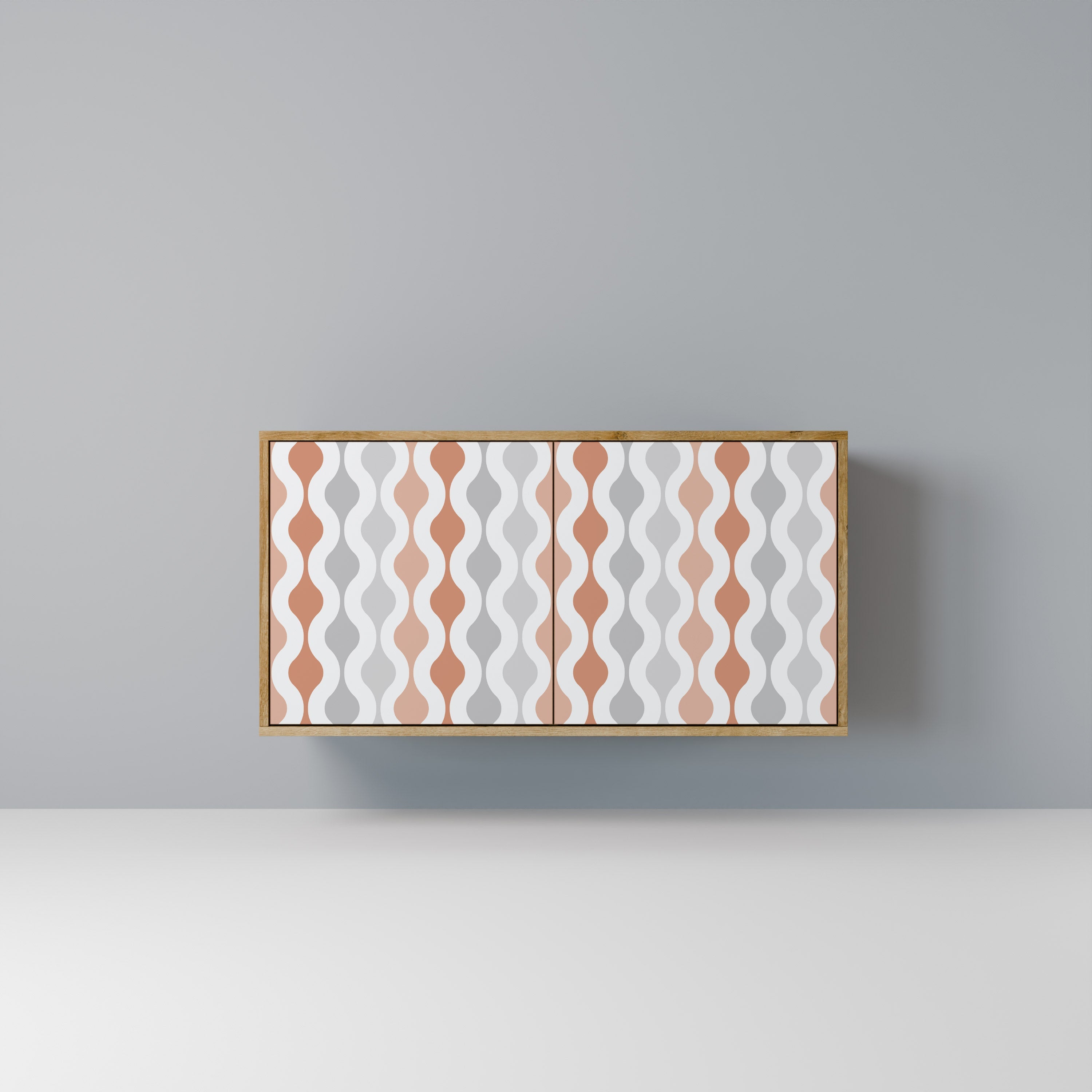 HAZY NOSTALGIA 2-Door Sideboard in Oak Effect