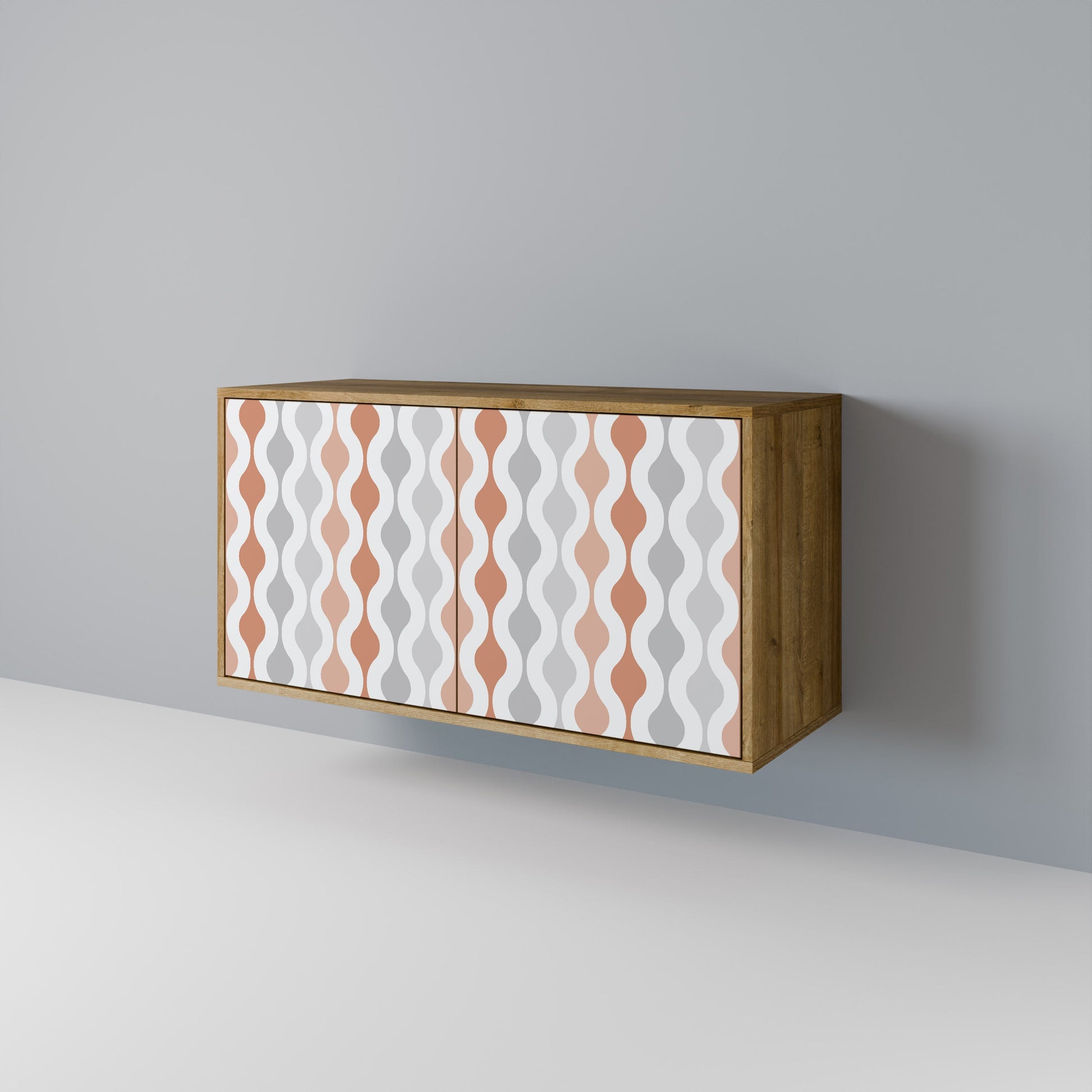 HAZY NOSTALGIA 2-Door Sideboard in Oak Effect