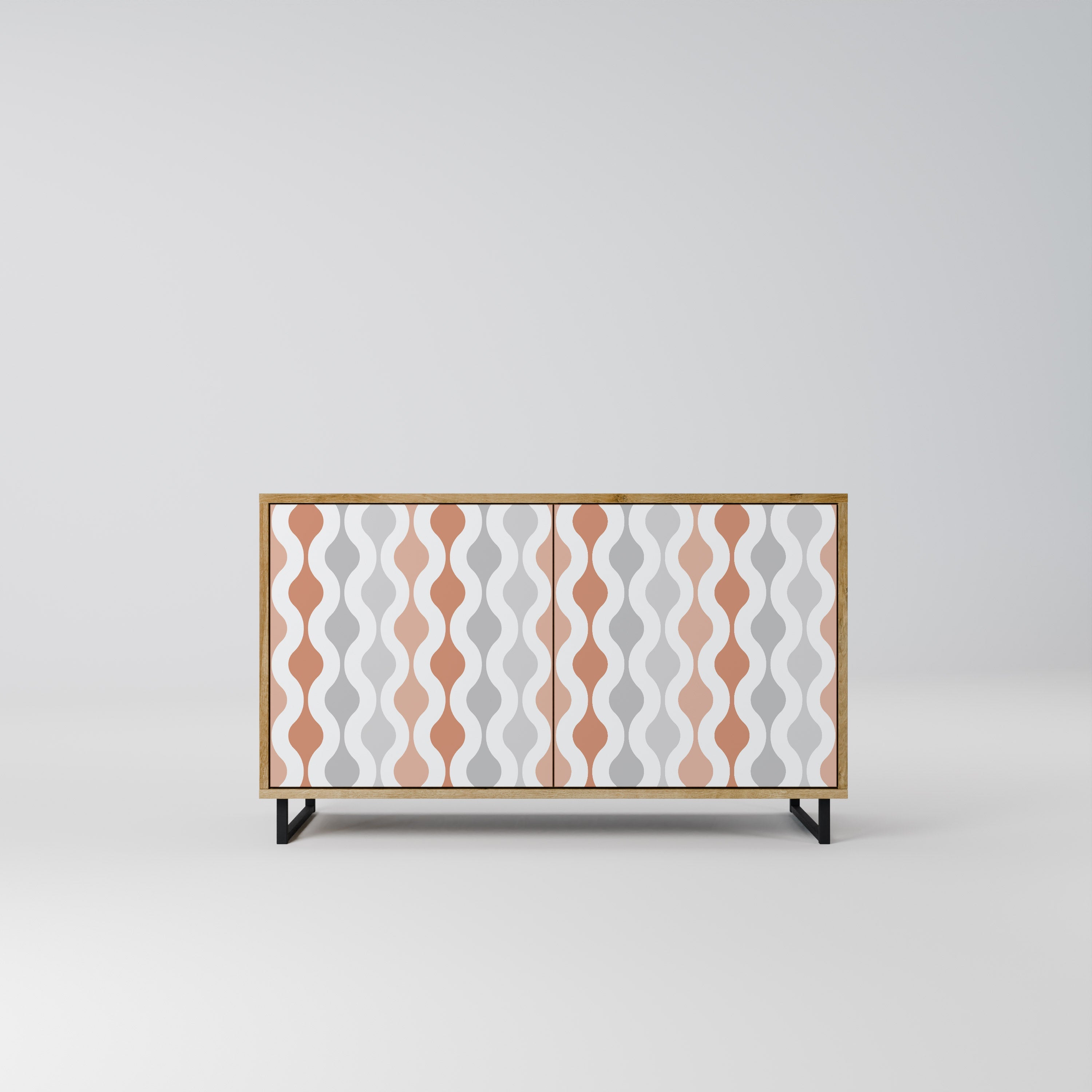 HAZY NOSTALGIA 2-Door Sideboard in Oak Effect