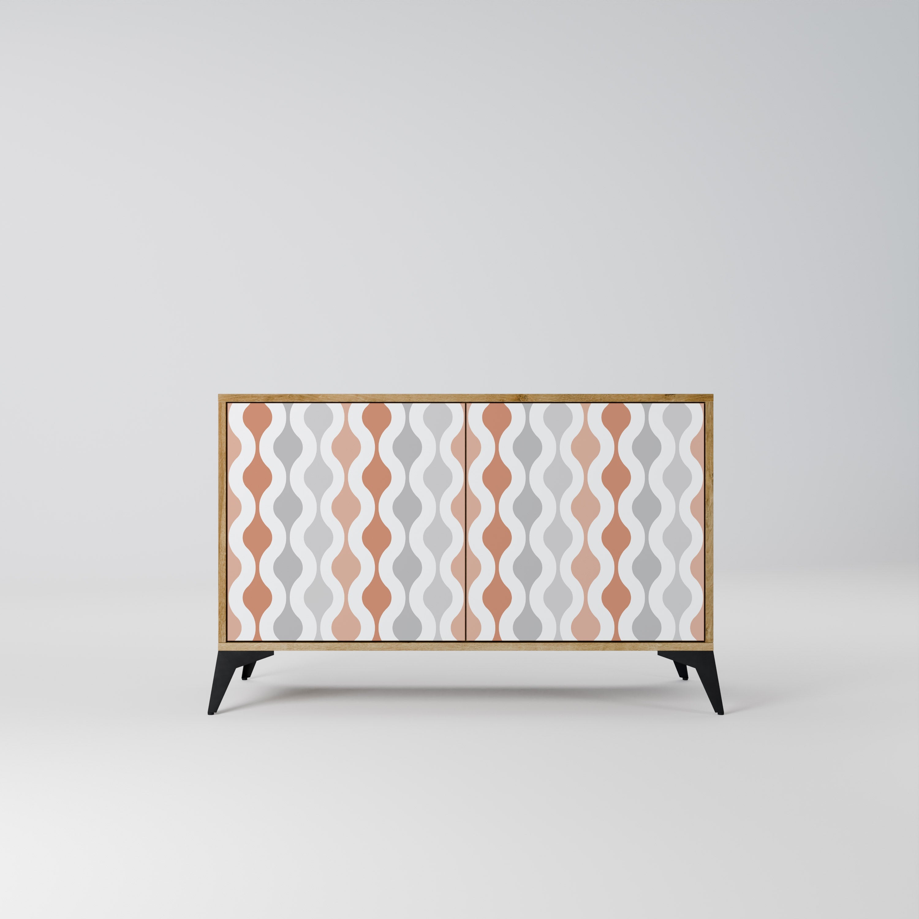 HAZY NOSTALGIA 2-Door Sideboard in Oak Effect