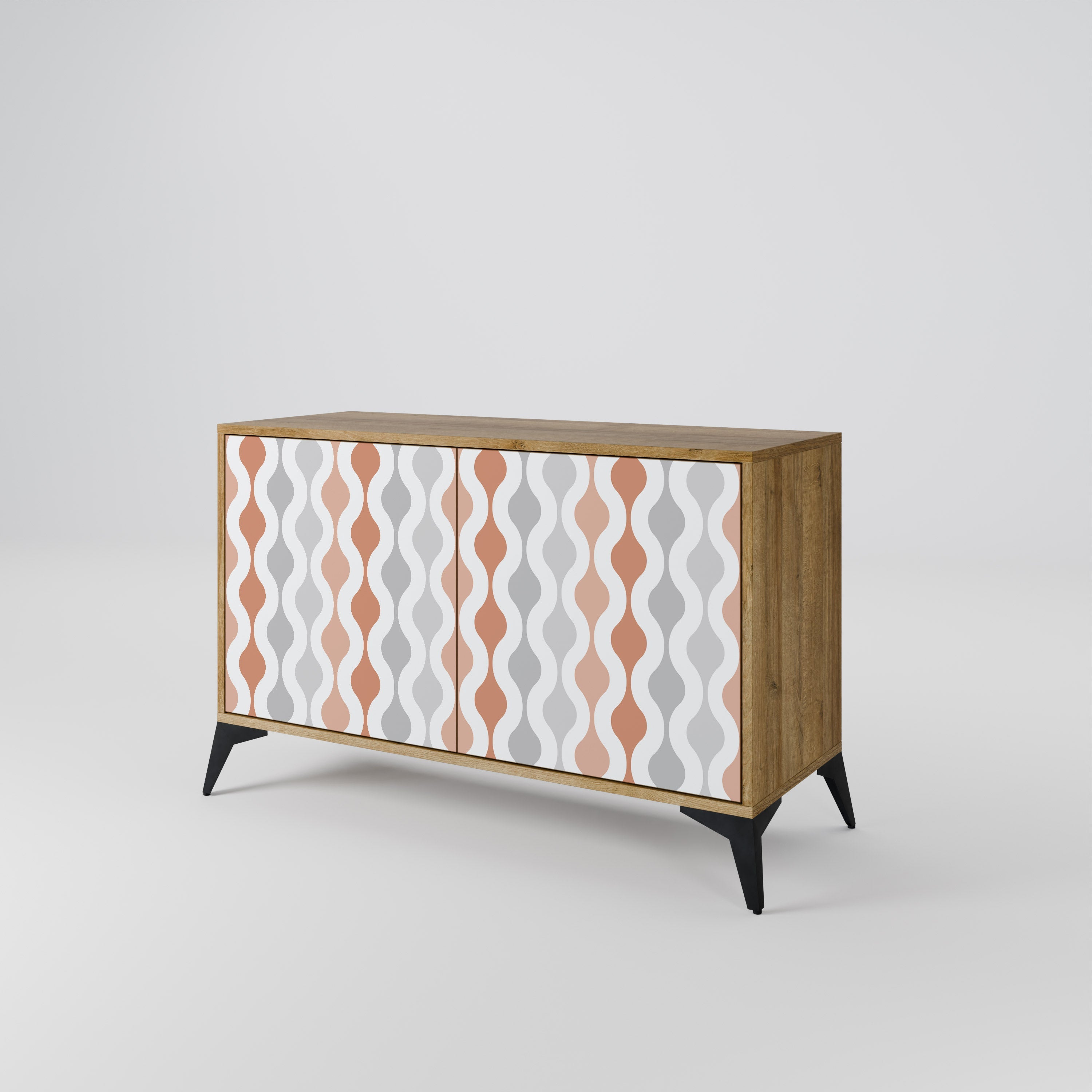 HAZY NOSTALGIA 2-Door Sideboard in Oak Effect