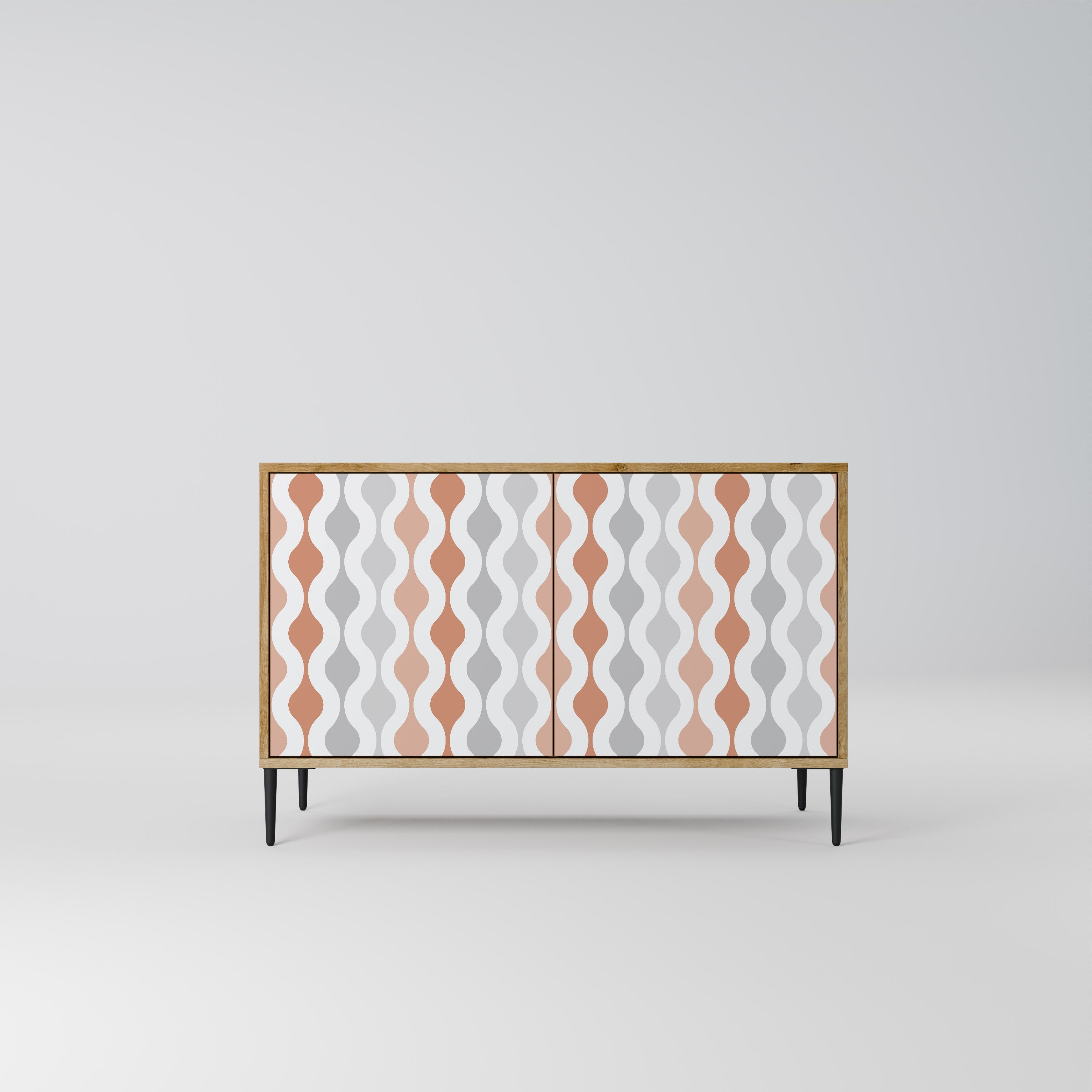 HAZY NOSTALGIA 2-Door Sideboard in Oak Effect
