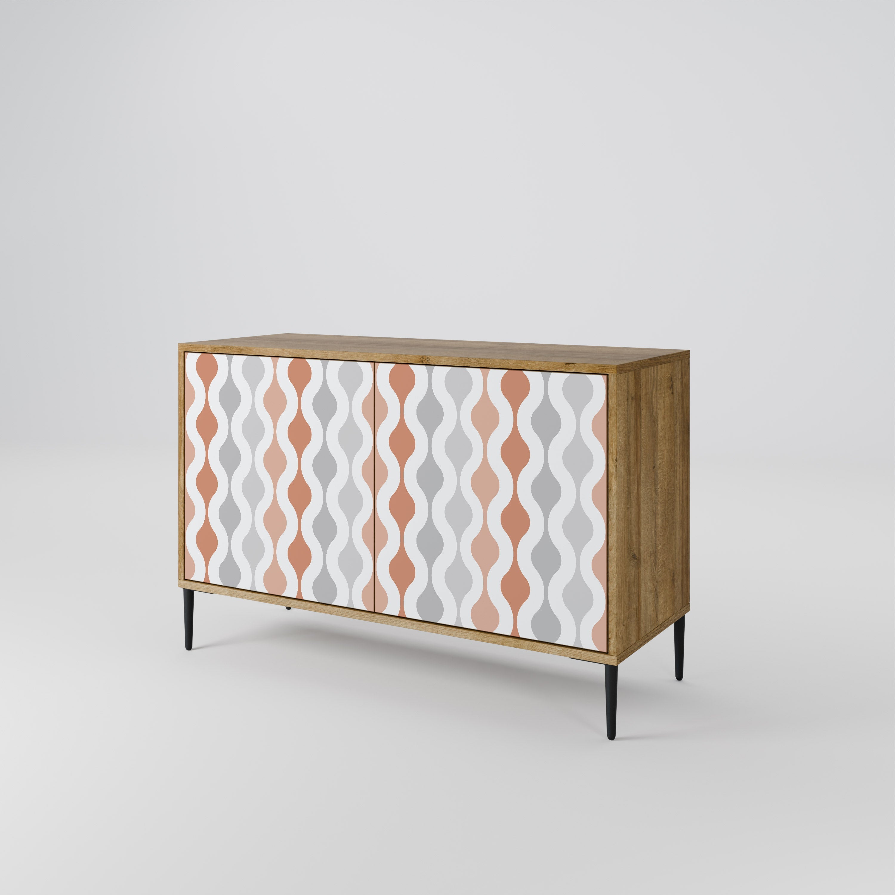 HAZY NOSTALGIA 2-Door Sideboard in Oak Effect