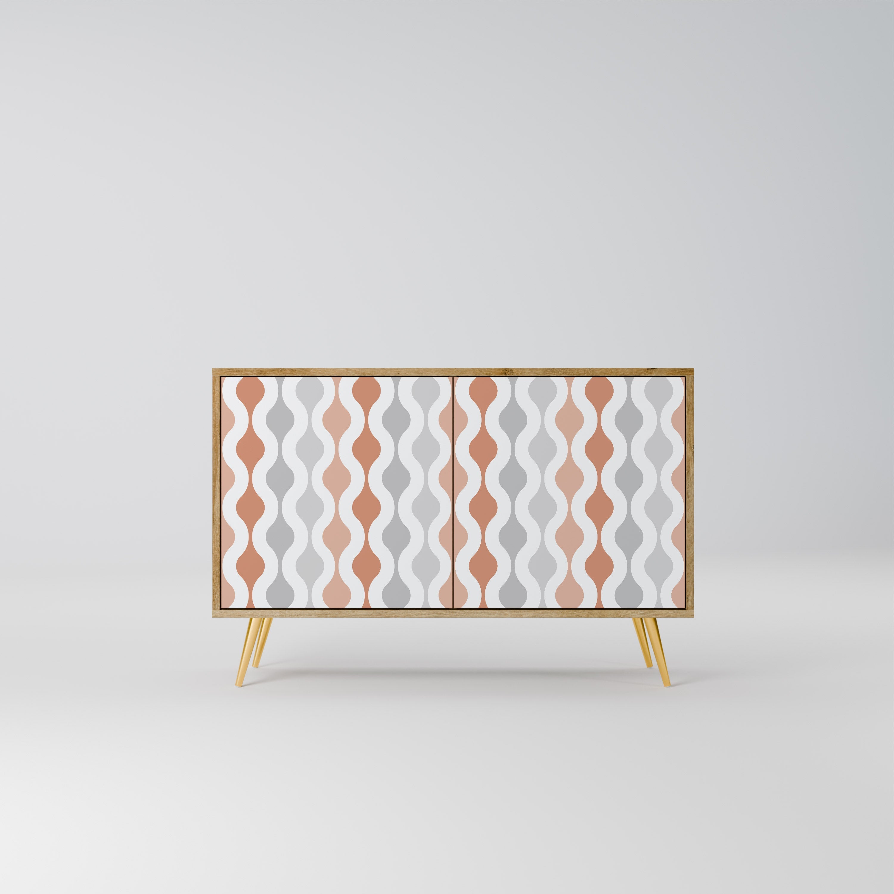 HAZY NOSTALGIA 2-Door Sideboard in Oak Effect