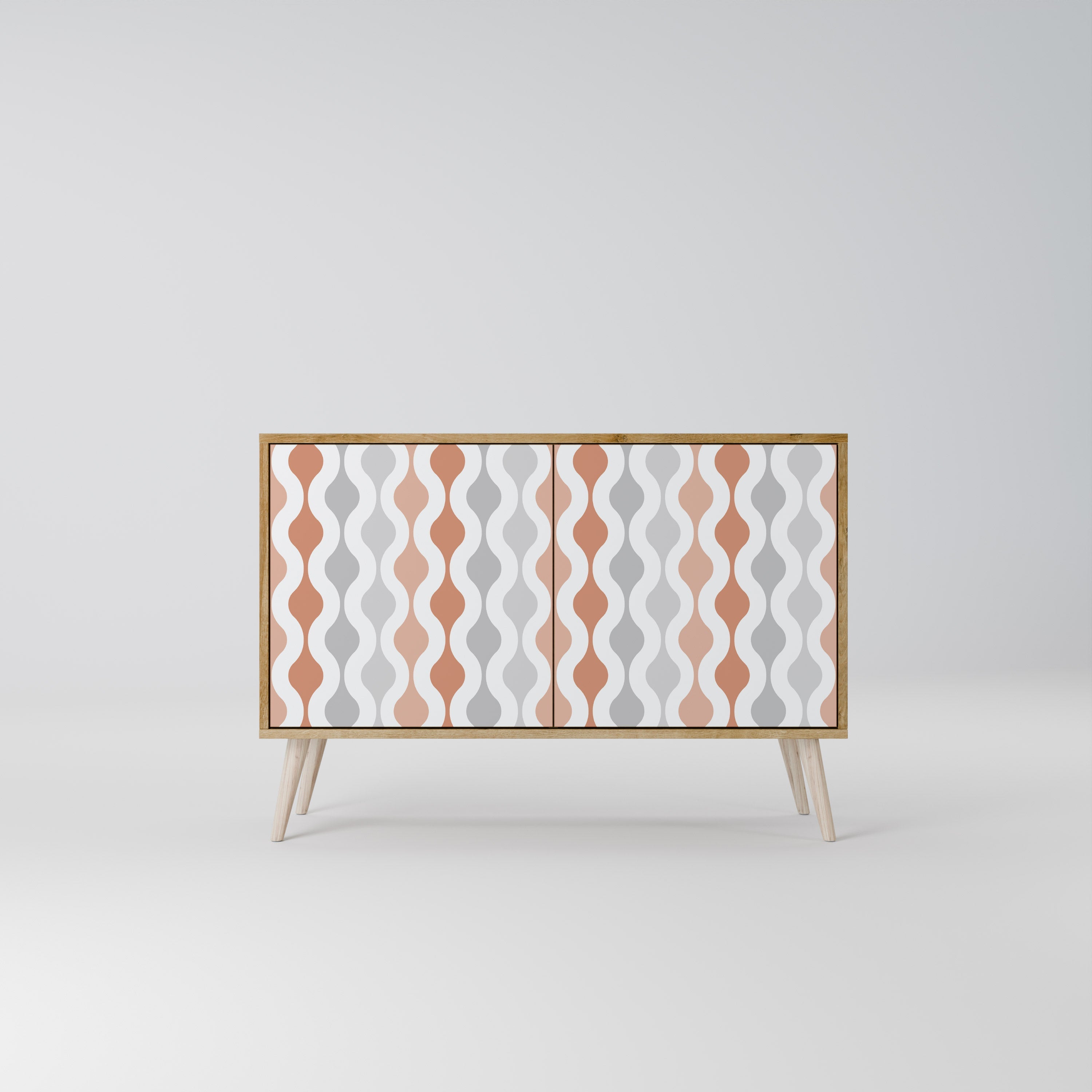 HAZY NOSTALGIA 2-Door Sideboard in Oak Effect