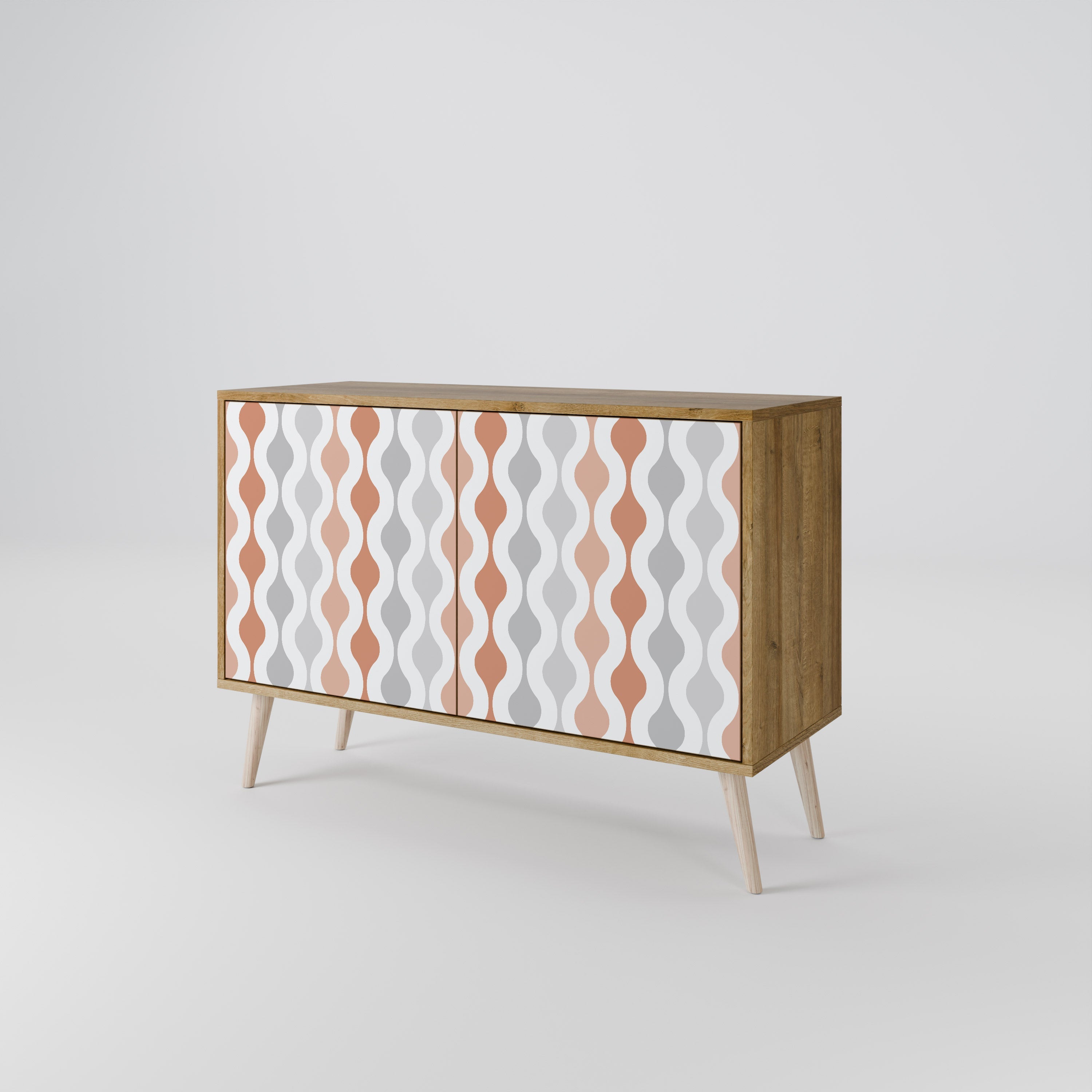 HAZY NOSTALGIA 2-Door Sideboard in Oak Effect