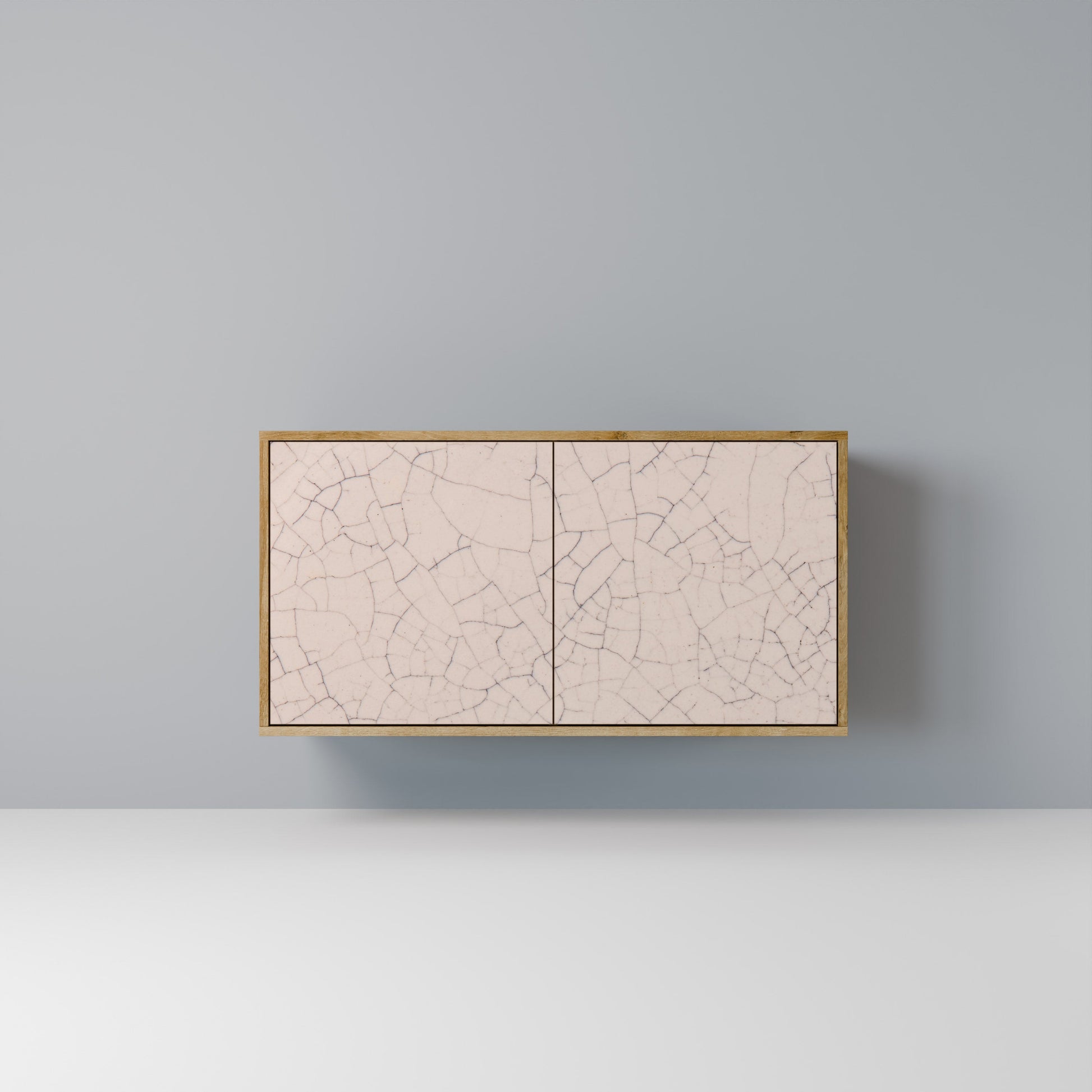 CERAMIC TEXTURE 2-Door Sideboard in Oak Effect