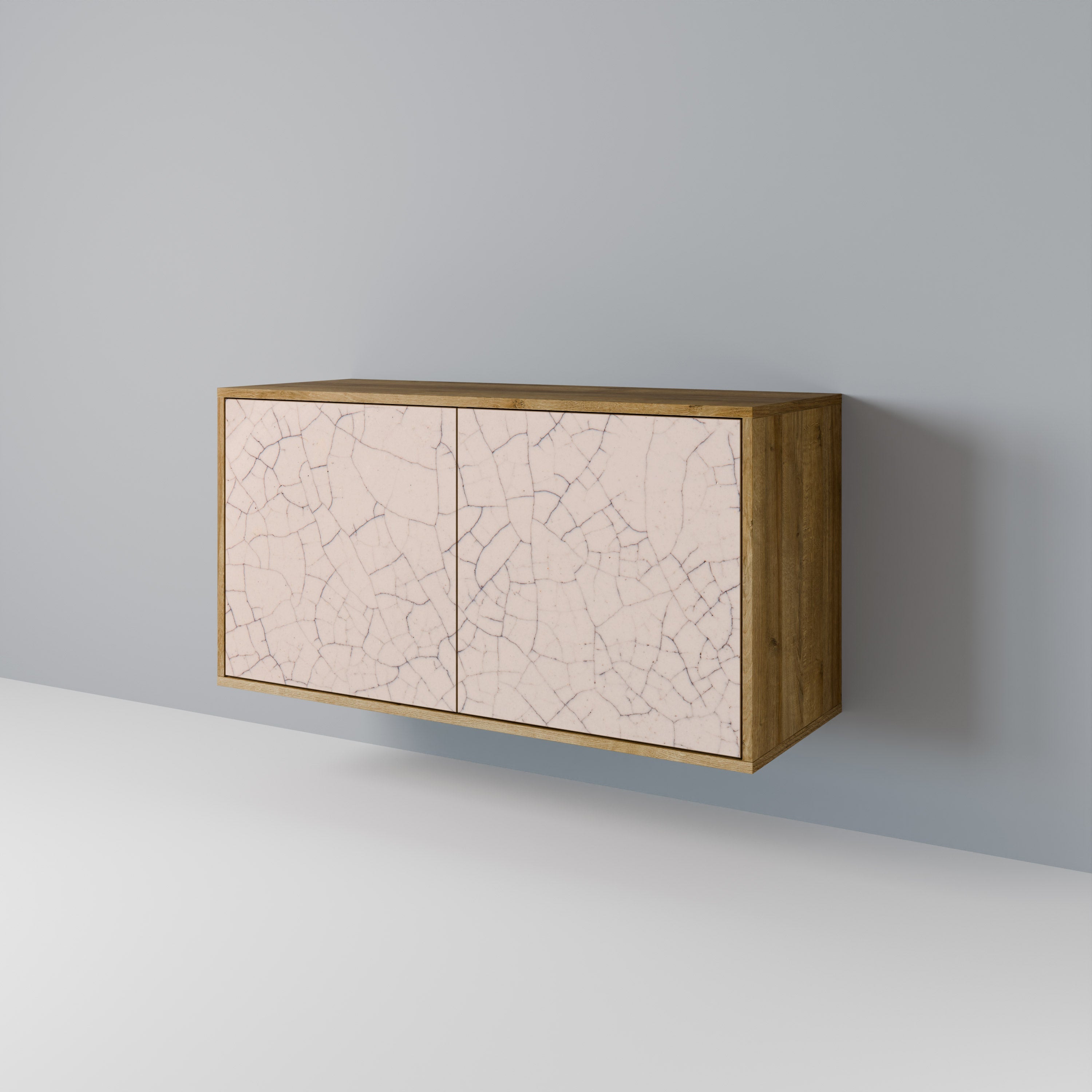 CERAMIC TEXTURE 2-Door Sideboard in Oak Effect