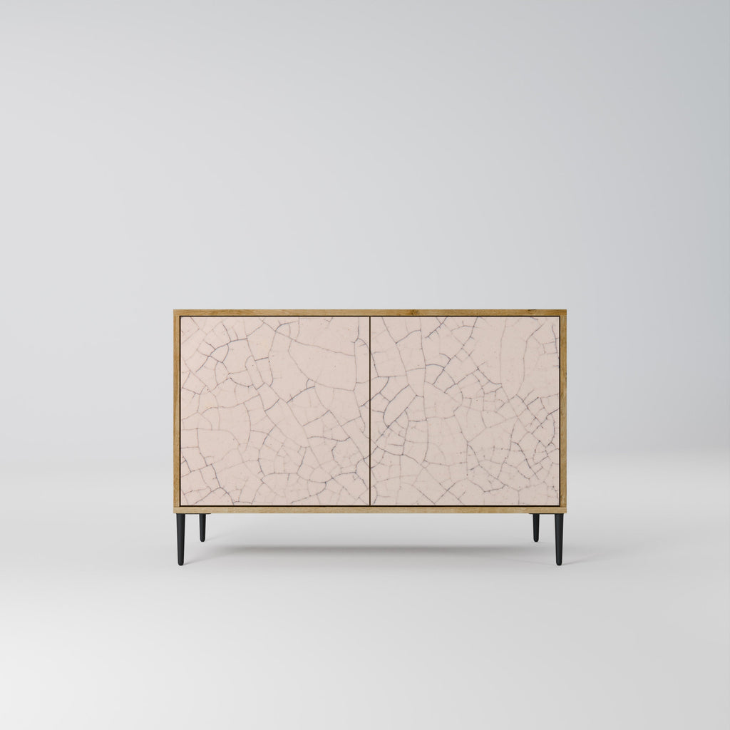 CERAMIC TEXTURE 2-Door Sideboard in Oak Effect