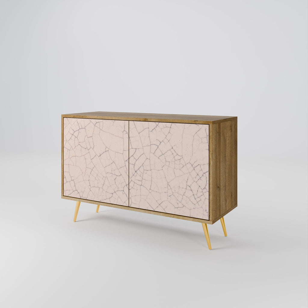CERAMIC TEXTURE 2-Door Sideboard in Oak Effect