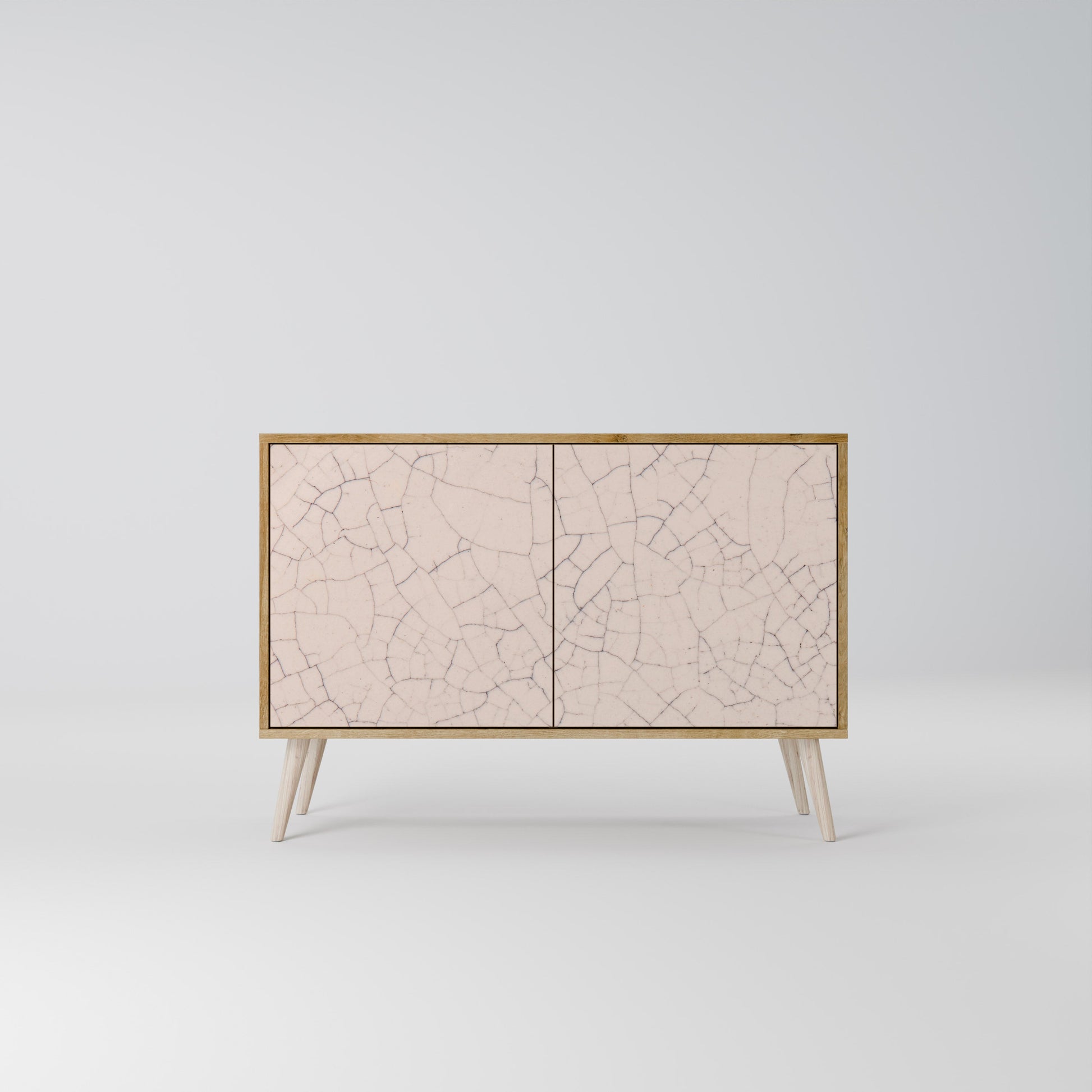 CERAMIC TEXTURE 2-Door Sideboard in Oak Effect