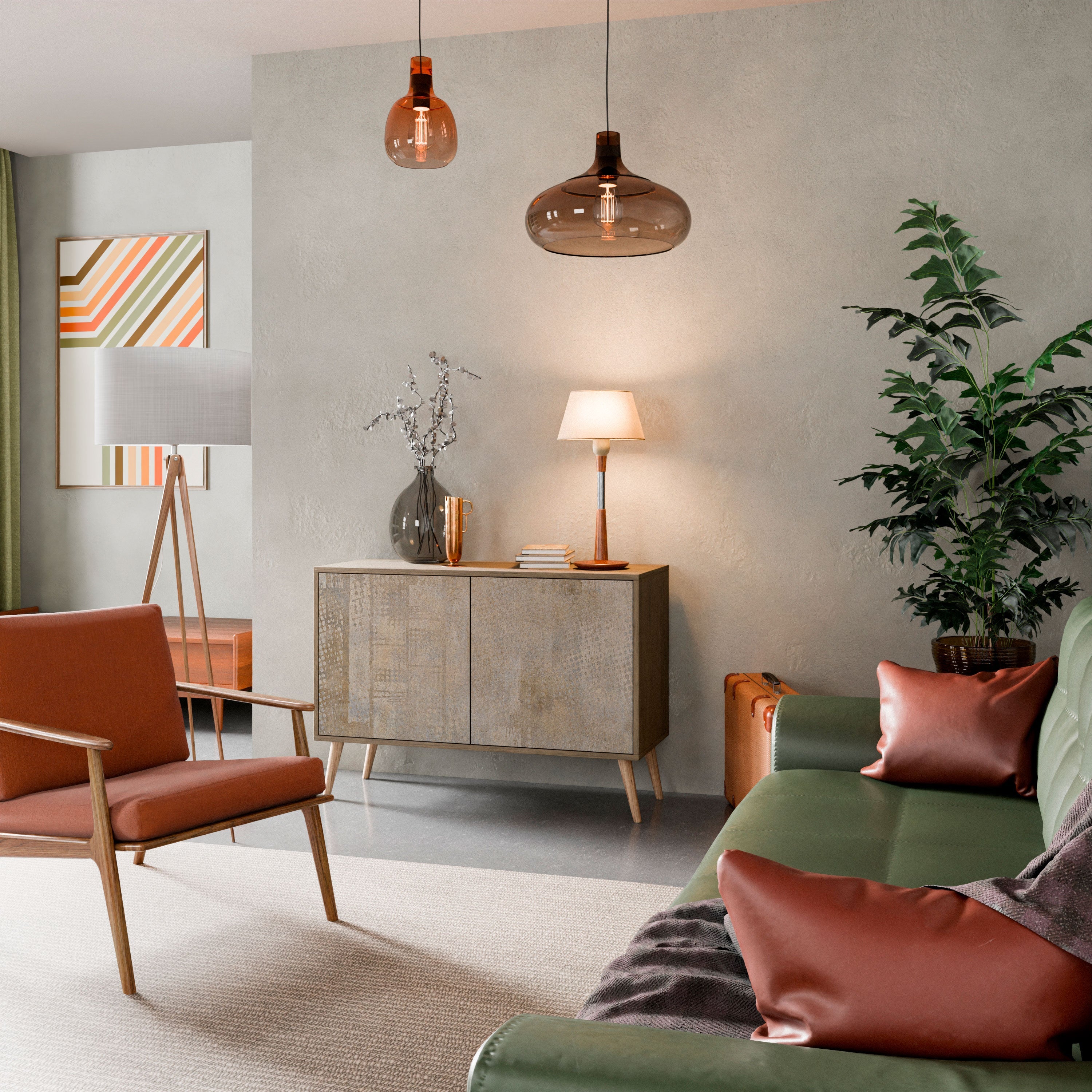 SCREEN ERROR 2-Door Sideboard in Oak Effect