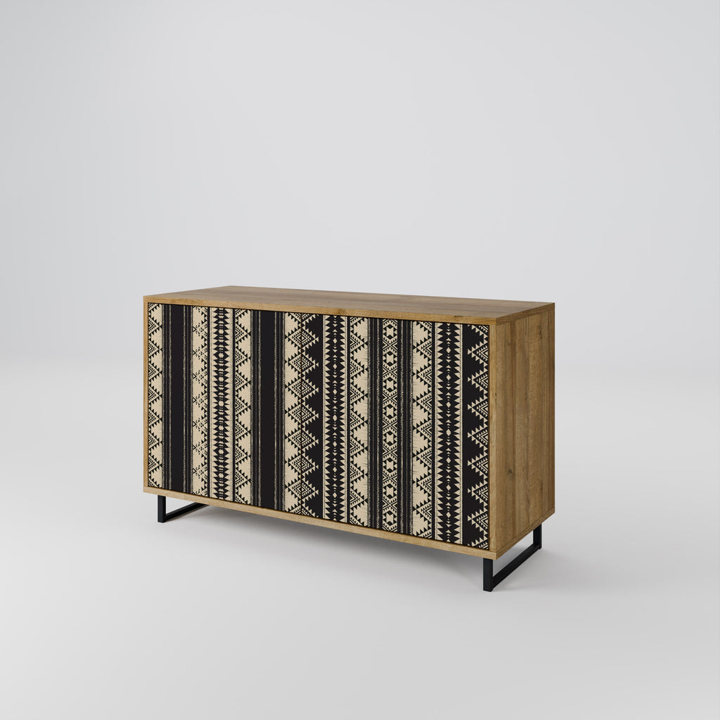 AZTEC 2-Door Sideboard in Oak Effect