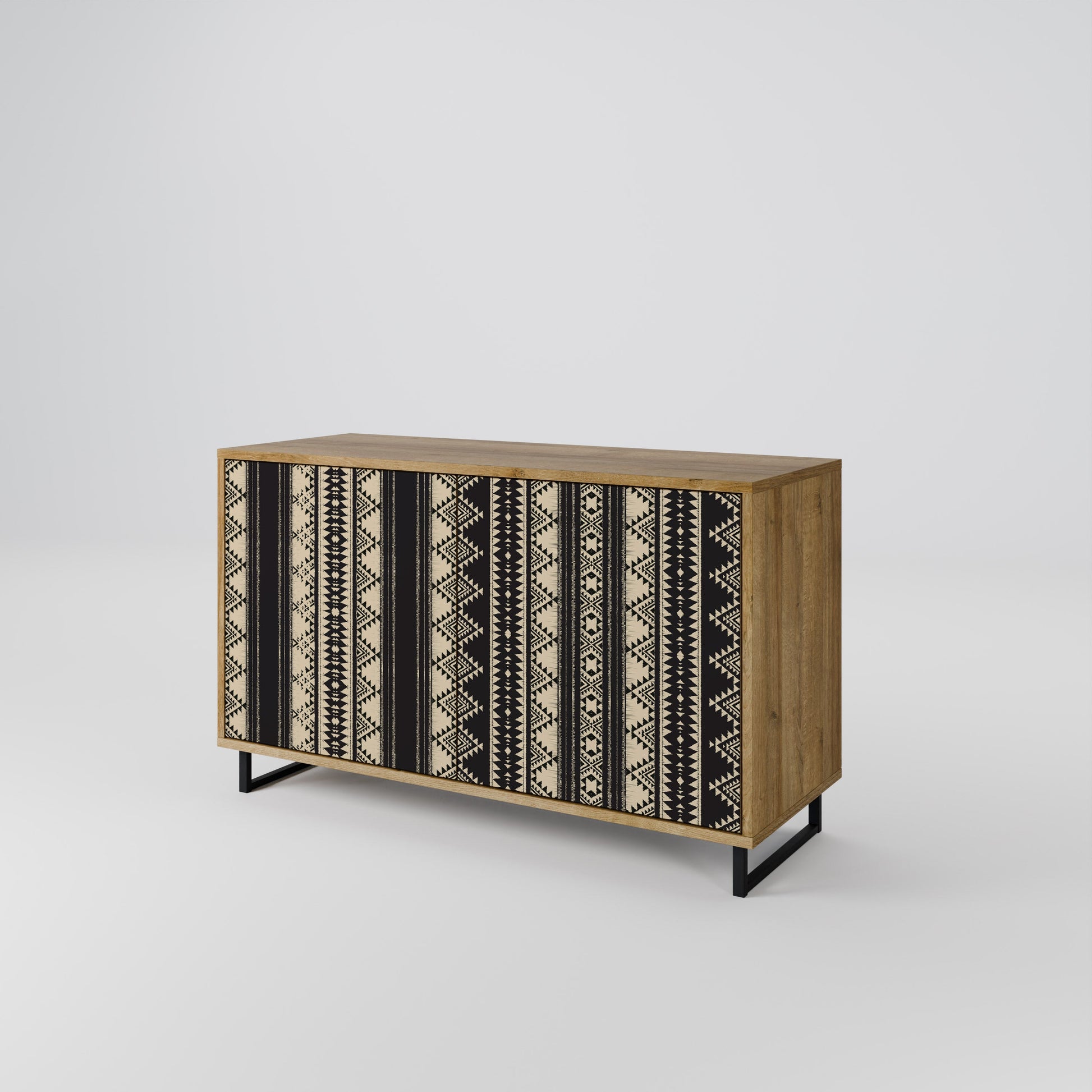 AZTEC 2-Door Sideboard in Oak Effect
