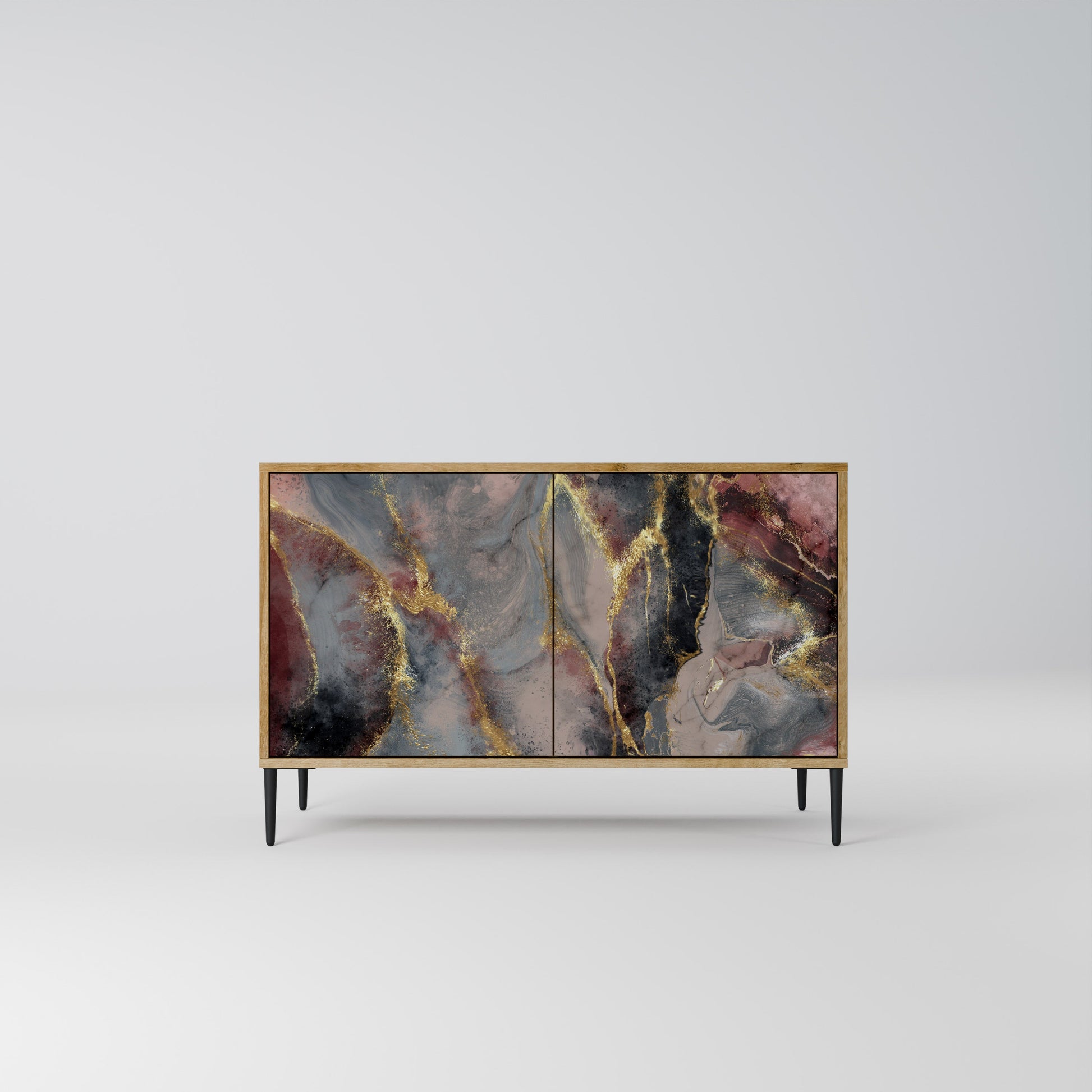 GOLDEN TIDES 2-Door Sideboard in Oak Effect