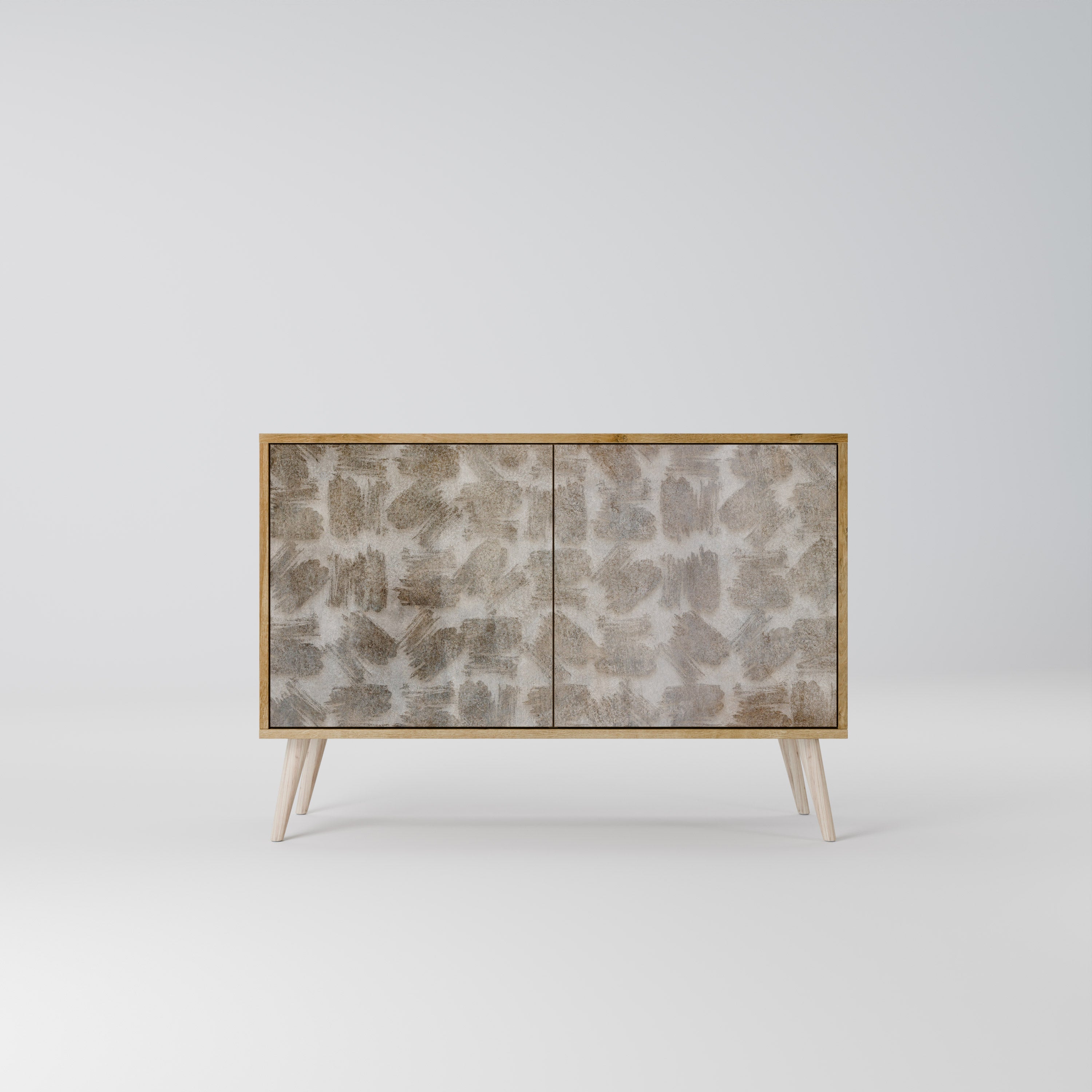 SLIGHTLY BLURRED 2-Door Sideboard in Oak Effect