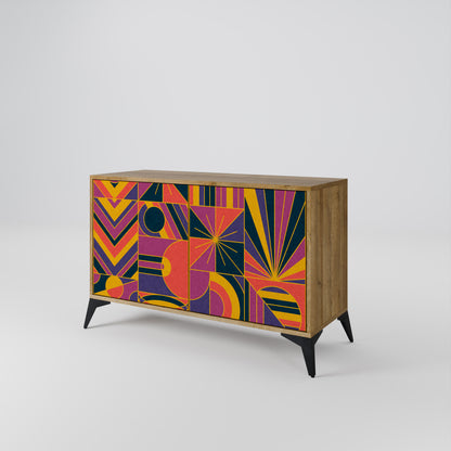 ELECTRIC PATTERNS 2-Door Sideboard